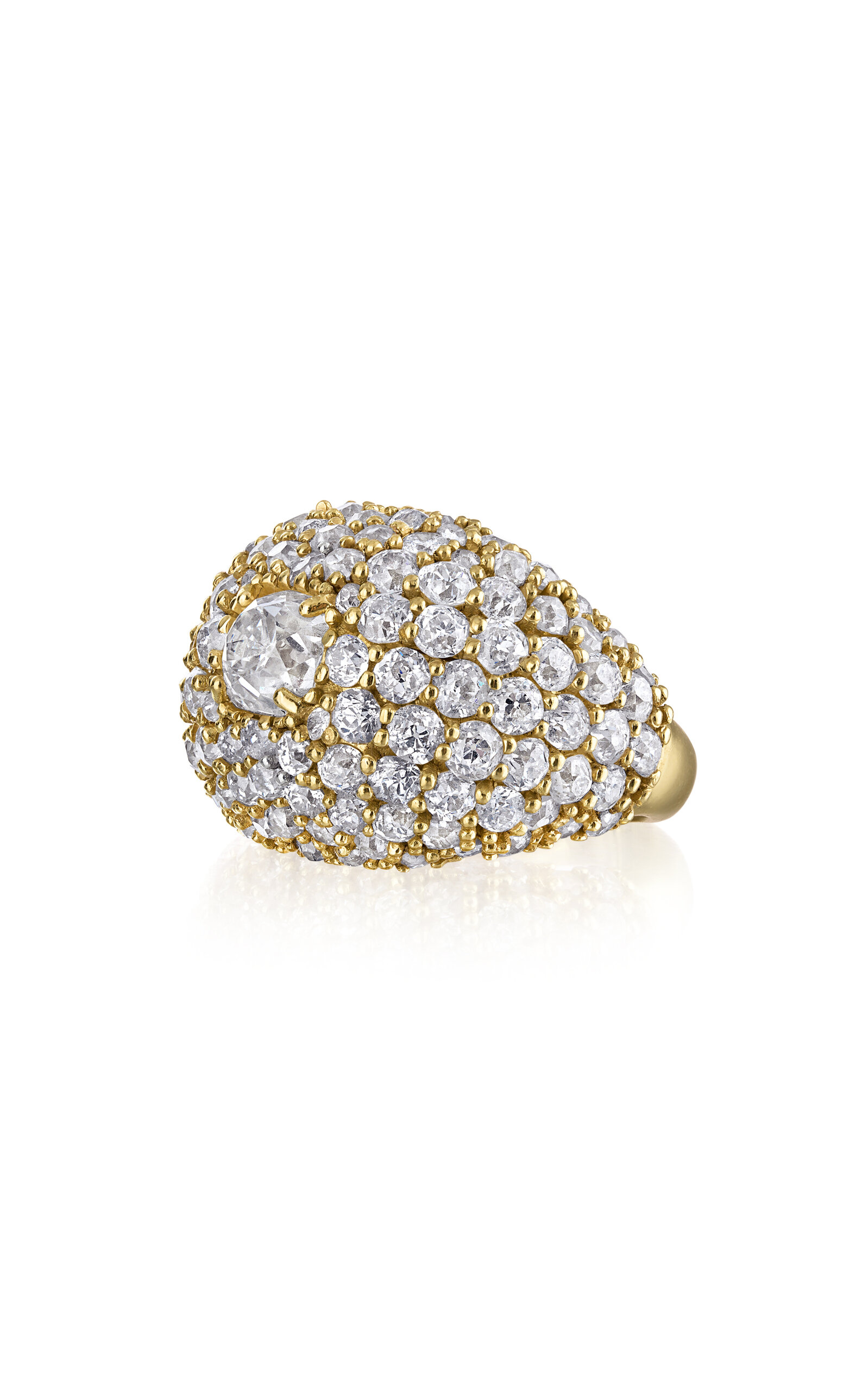 18K Yellow Gold Diamond Ring