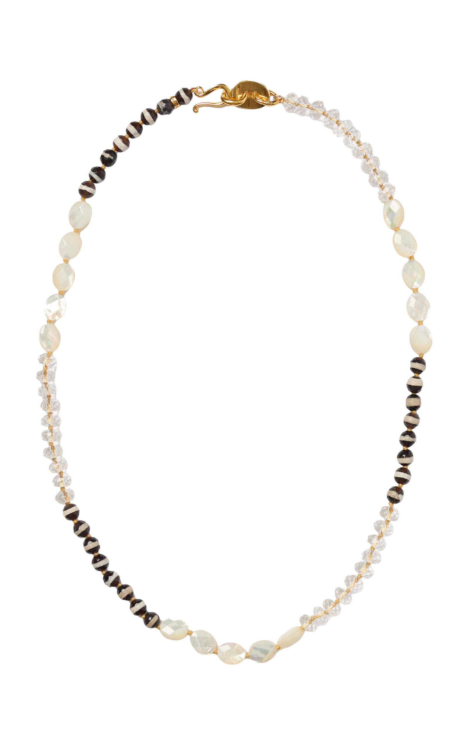 Paola Gold-Plated Multi-Stone Necklace