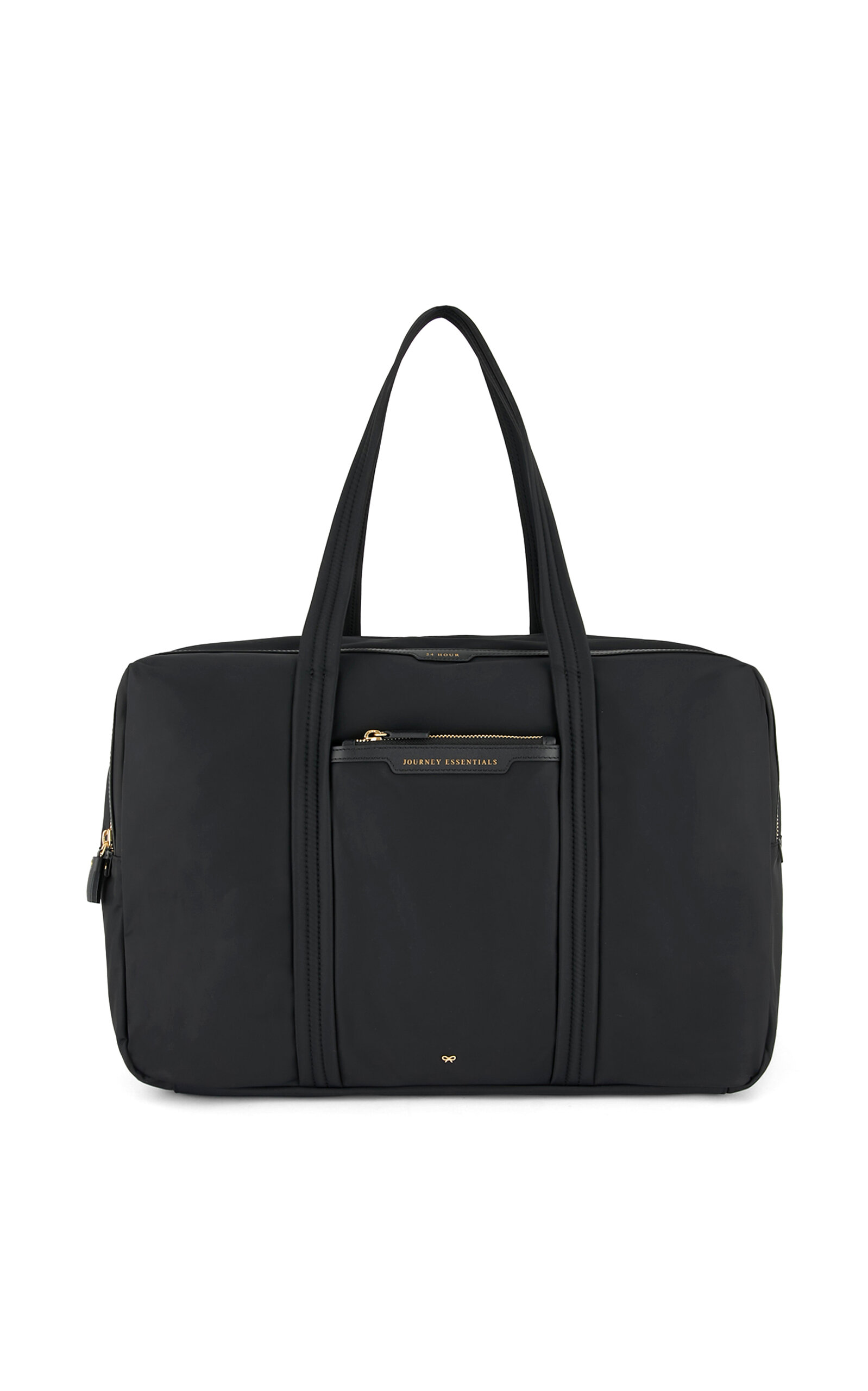 Anya Hindmarch 24 Hour In Black Econyl® Regenerated Nylon With  Calf - Black