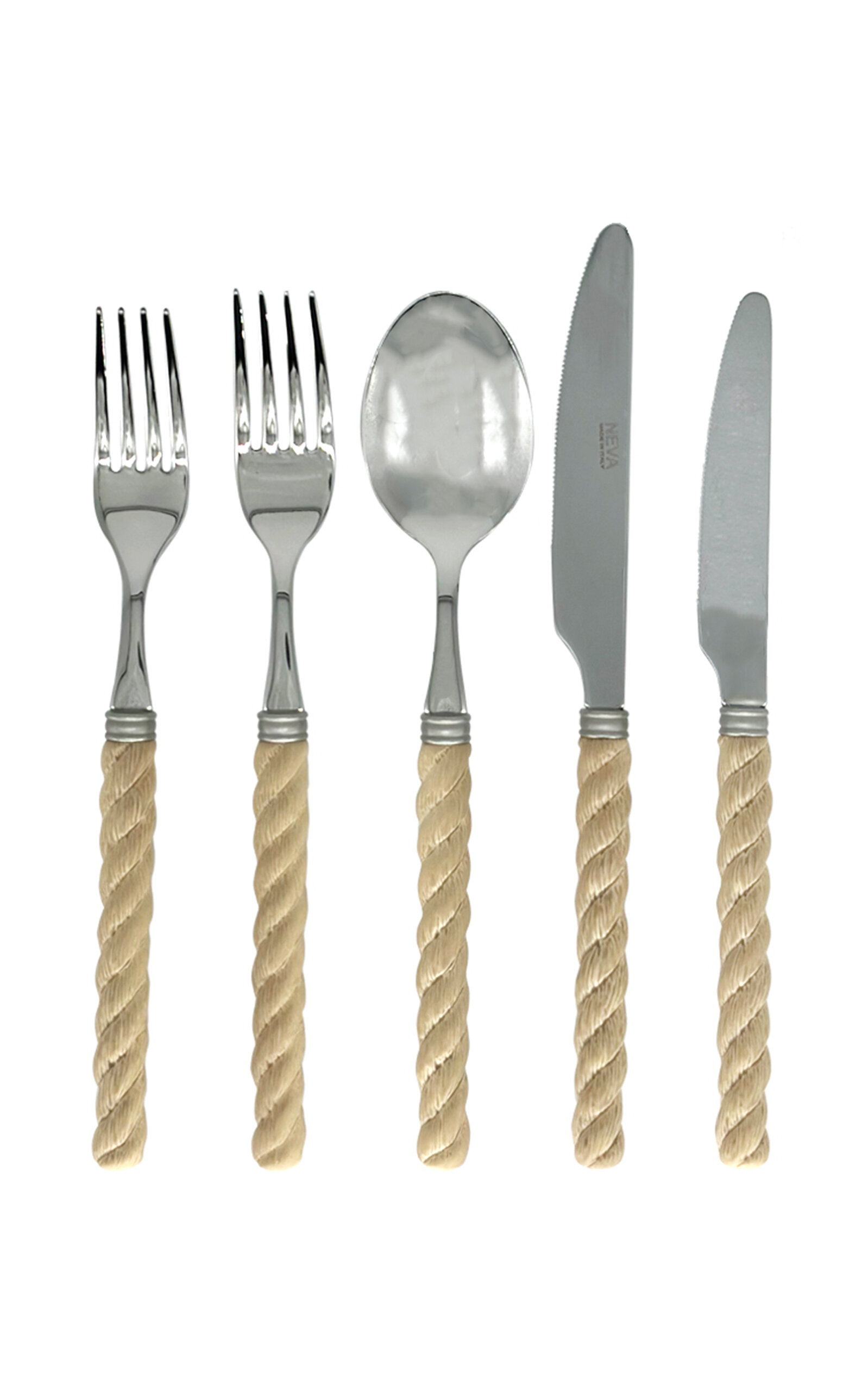 Duggan Society Rope Cutlery Set - Brown