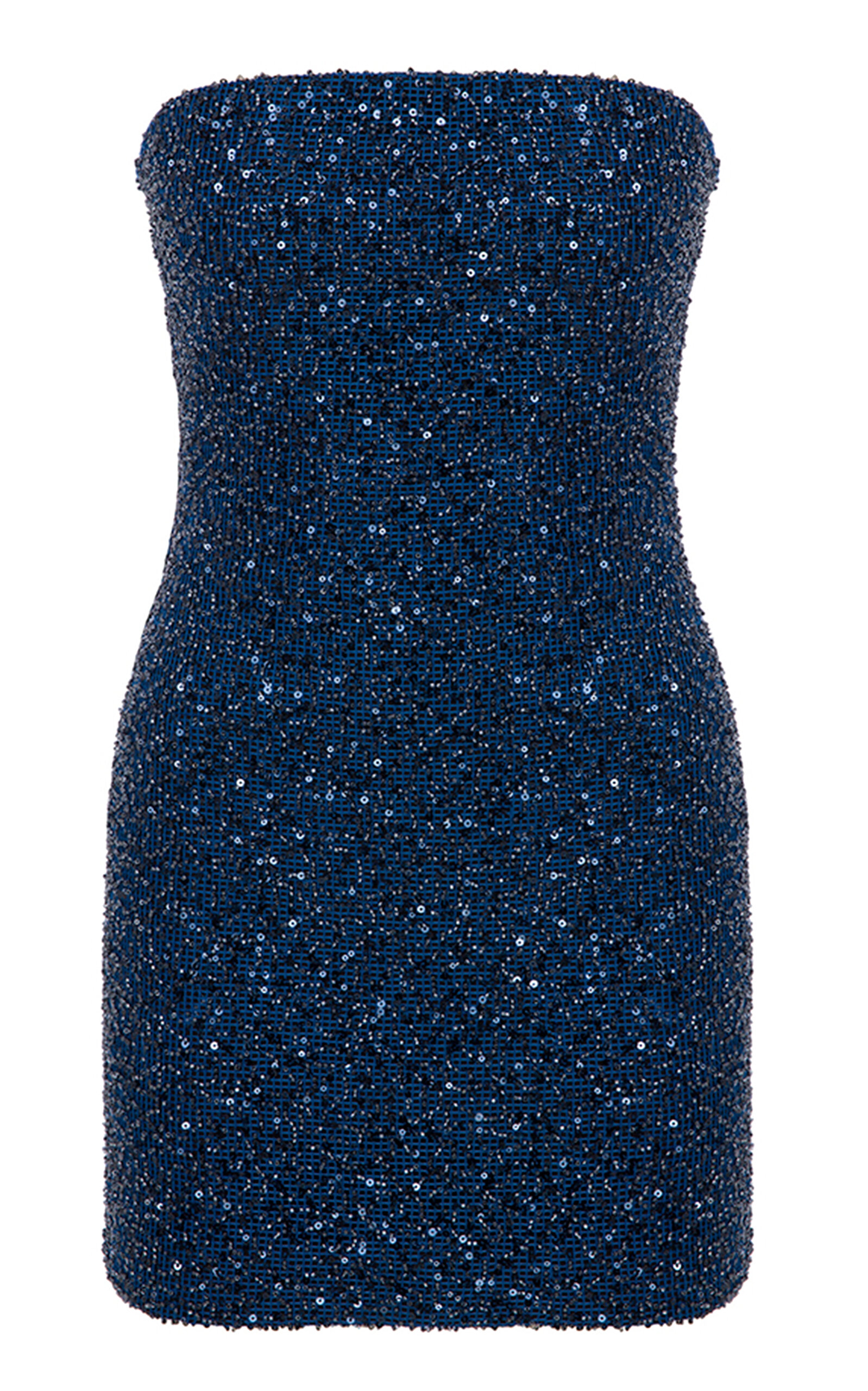 ILA THE BRAND Mai Sequined Strapless Mini Dress