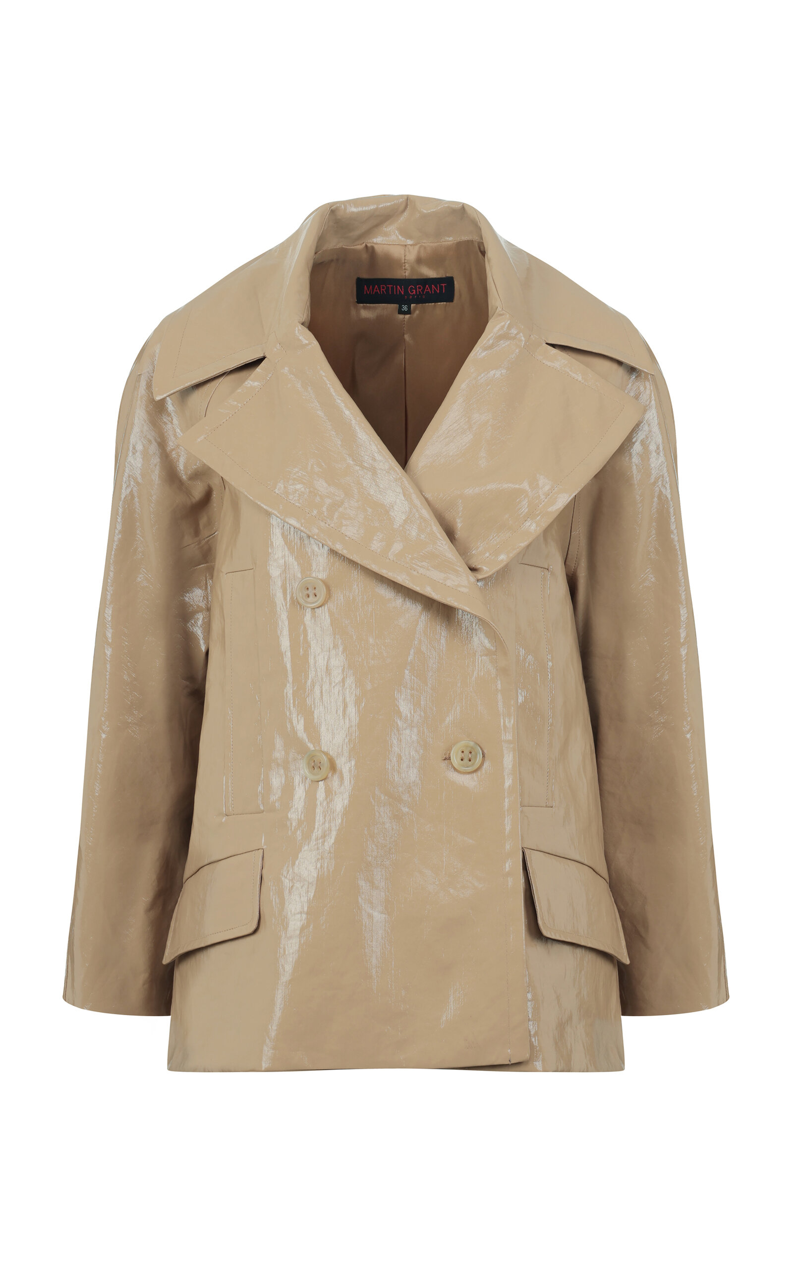 Martin Grant A-line Pea Jacket - Women's Clothing