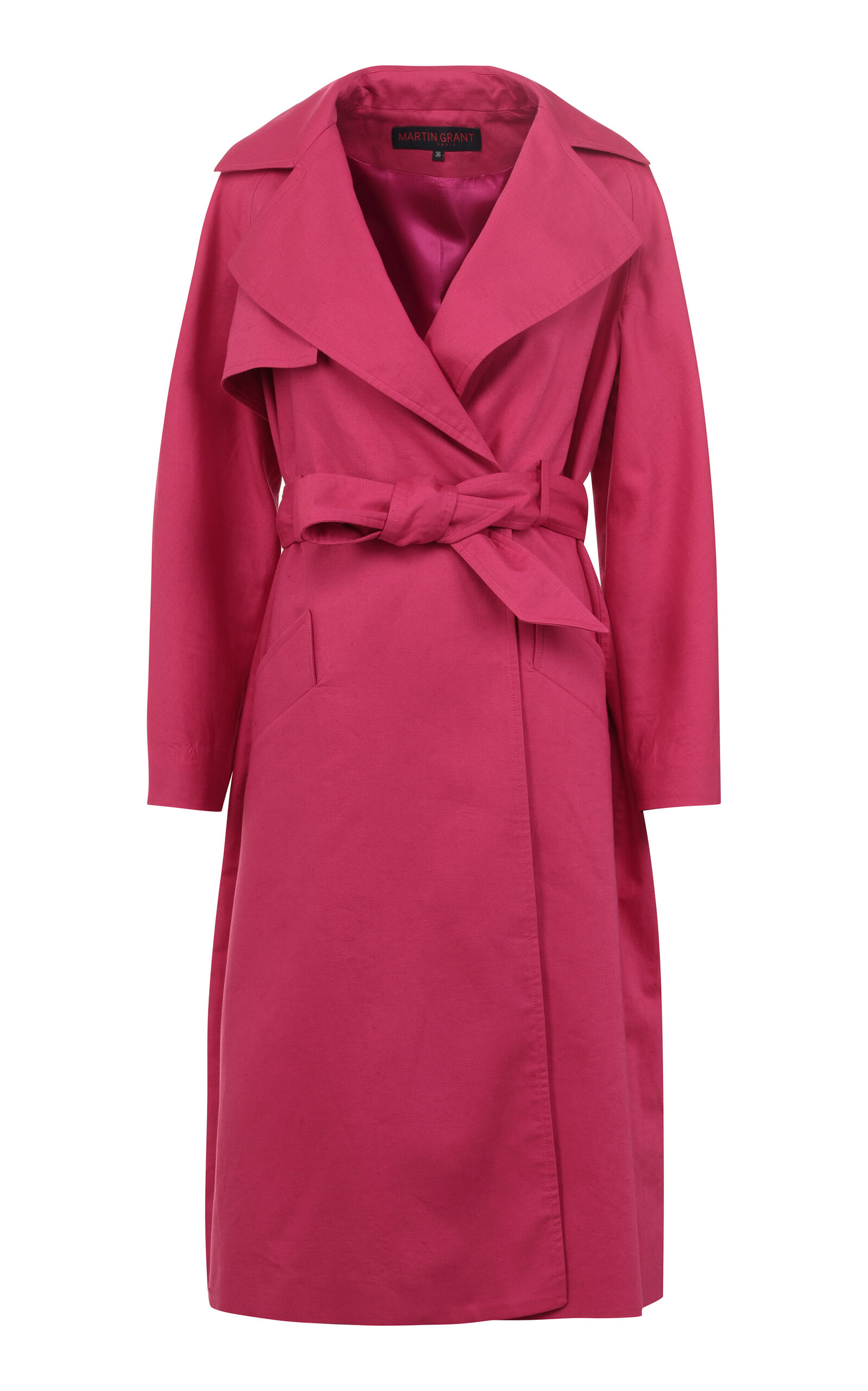 Martin Grant Fluid Trench Coat - Women's Clothing