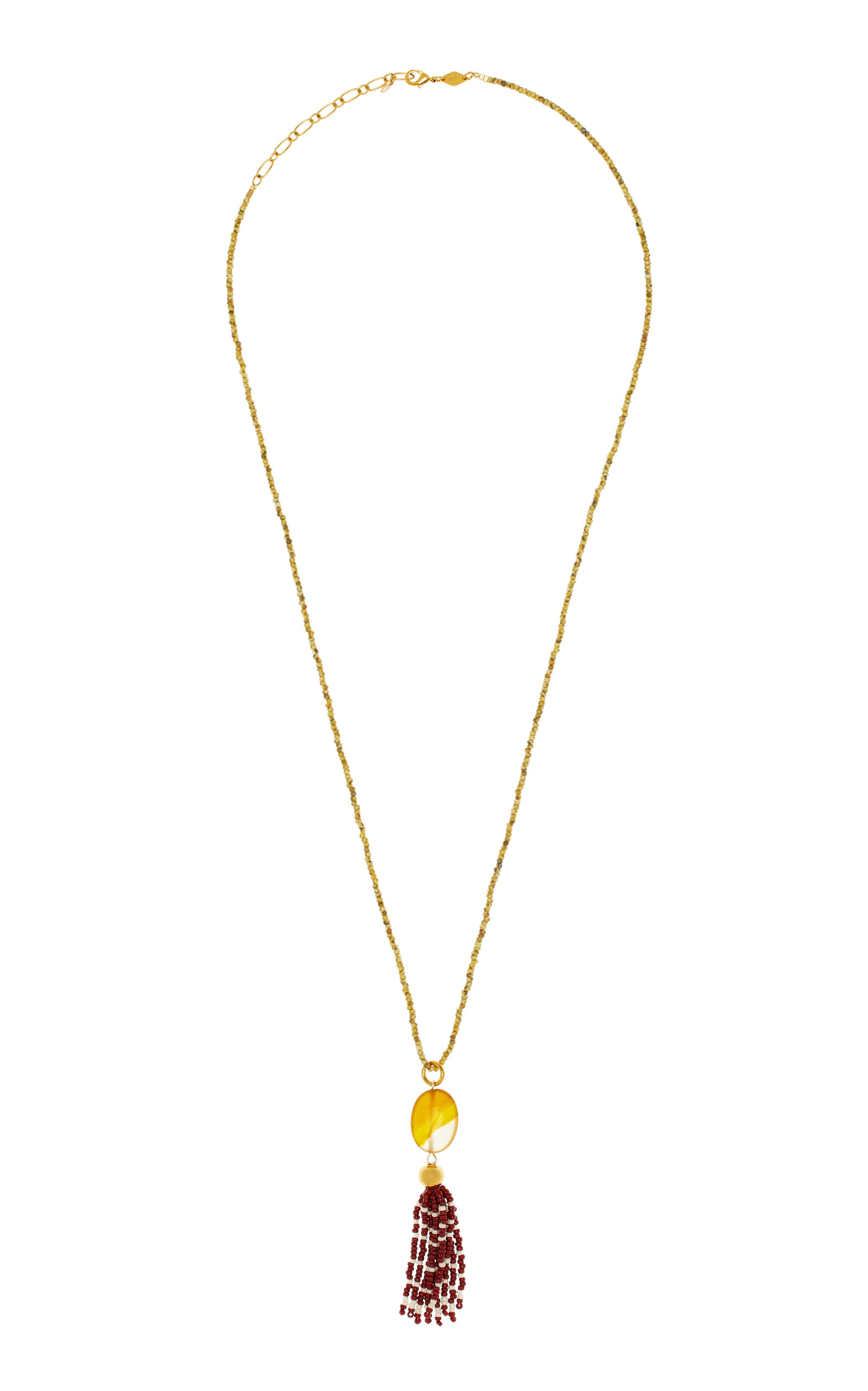 Anni Lu Exclusive Jade And Pearl Necklace In Gold