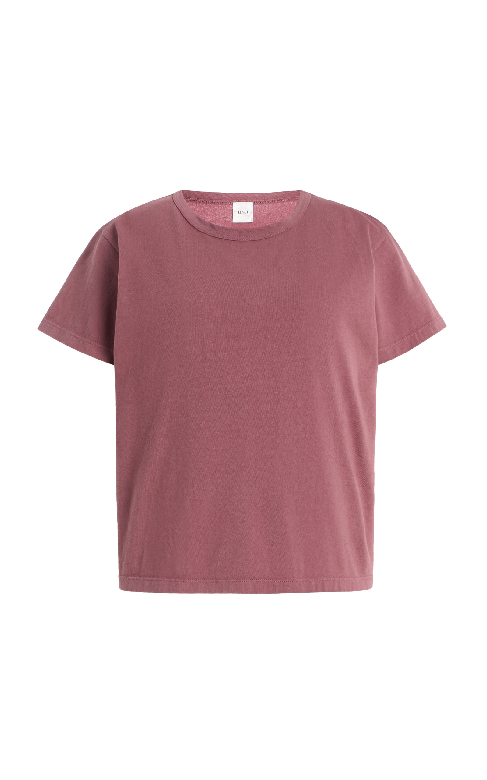 Leset The Margo Cotton T-shirt In Purple