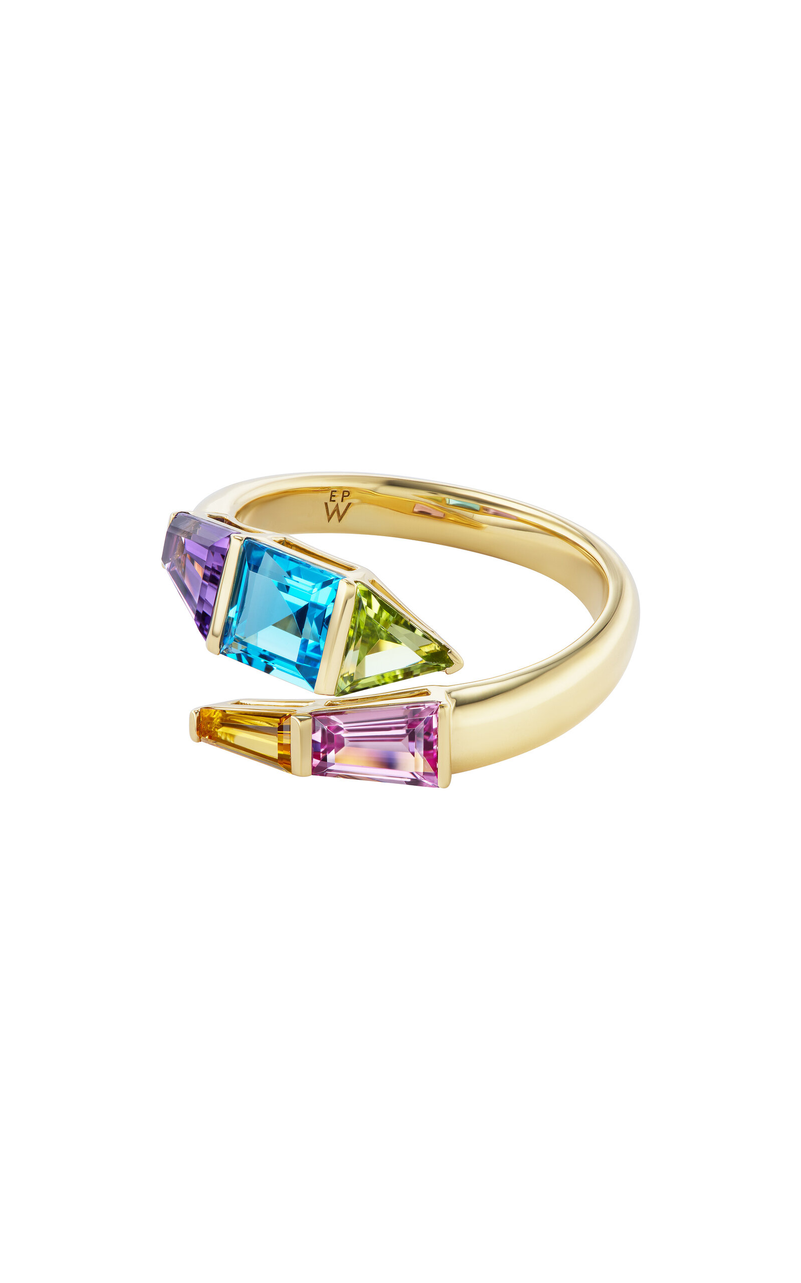 18K Yellow Gold Helix Ring