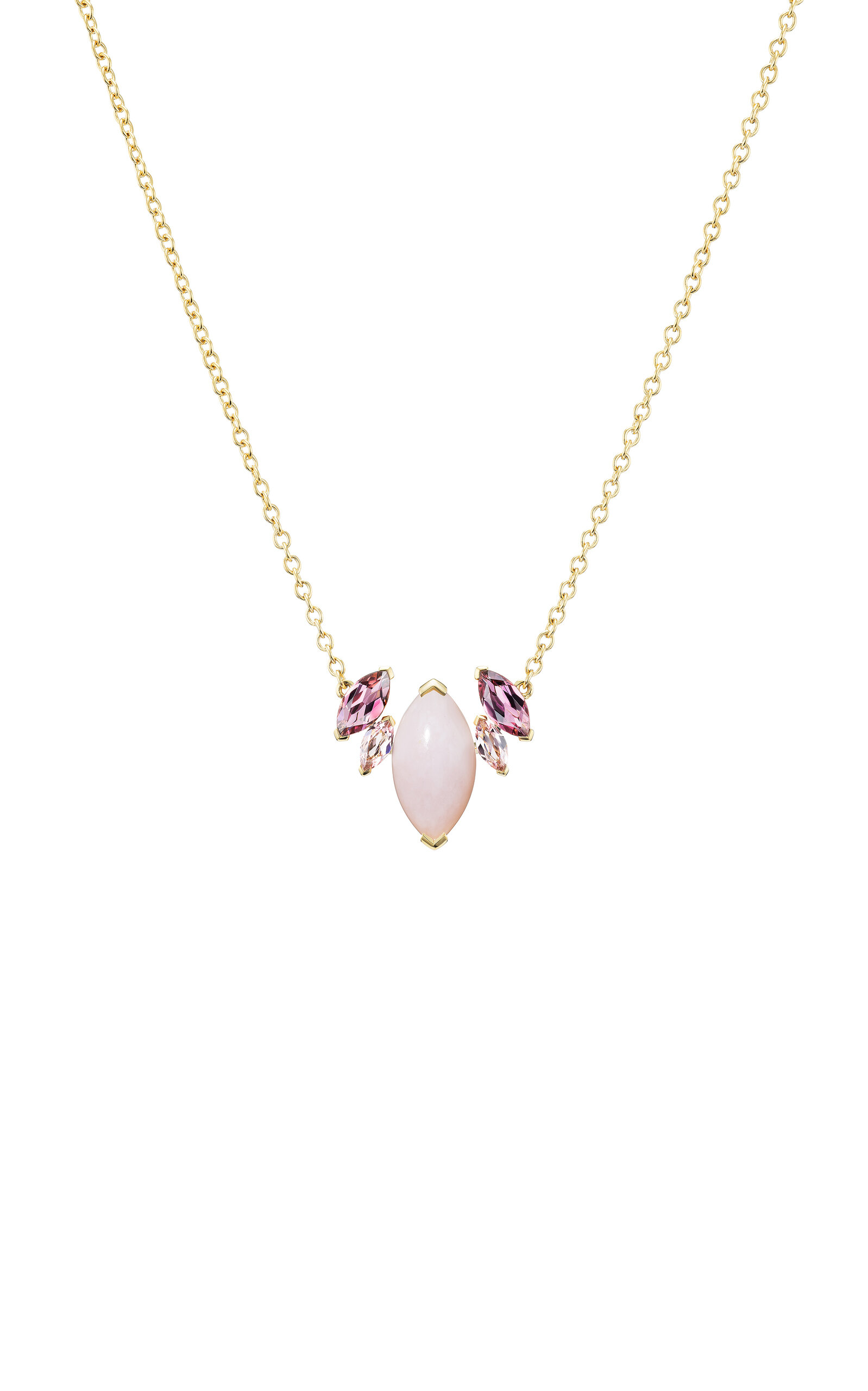 Emily P. Wheeler 18K Yellow Gold Batick Necklace - Pink - OS - Only At Moda Operandi