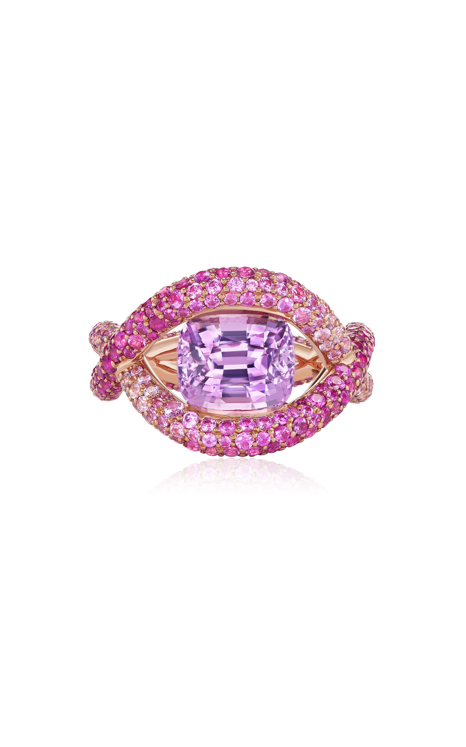 Emily P. Wheeler 18k Yellow Gold Twist Ring - Pink - Only At Moda Operandi