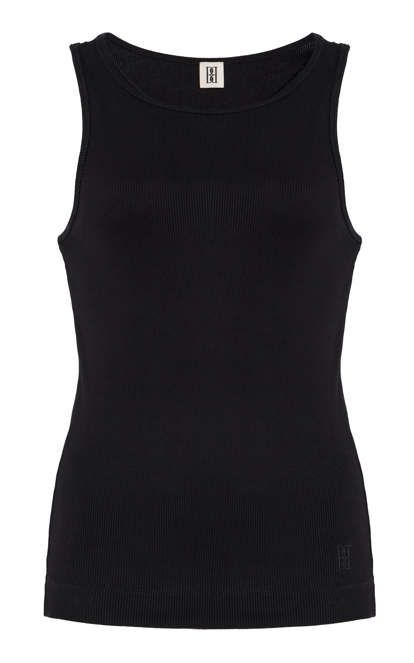 By Malene Birger Amani Organic Cotton Tank Top In Black
