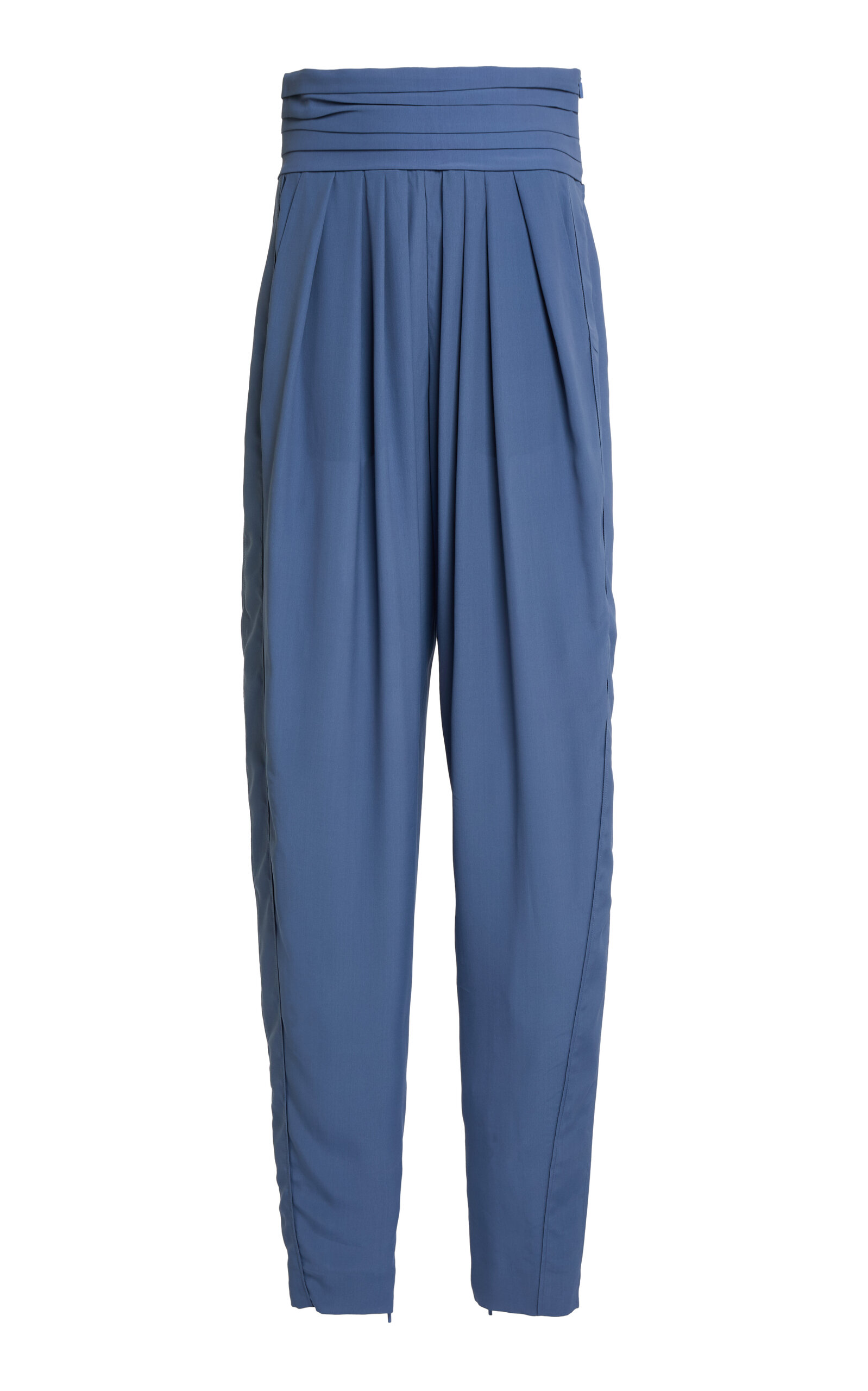 Lanvin Draped Straight-Leg Pants