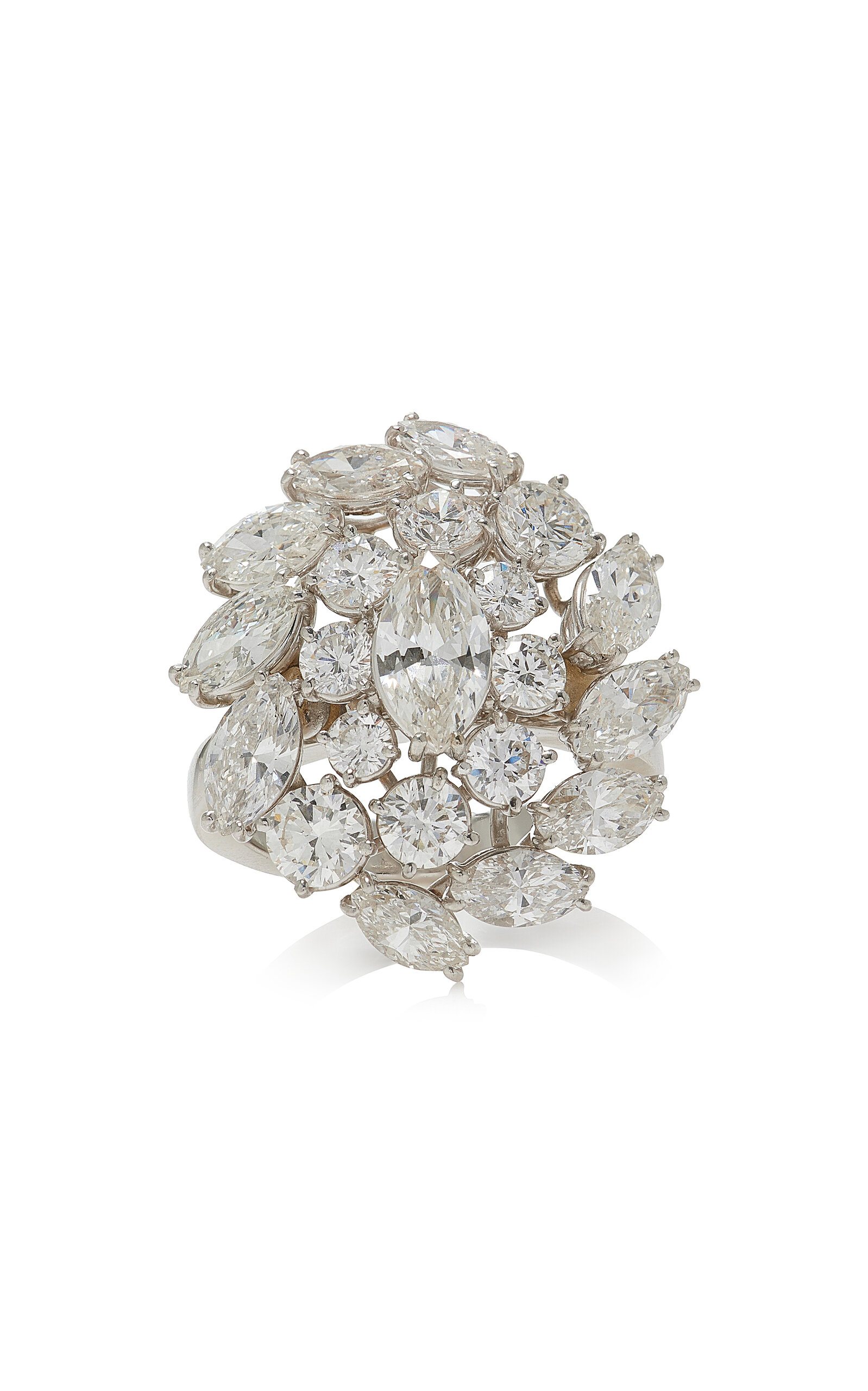 Piranesi Platinum Diamond Ring - White - Moda Operandi