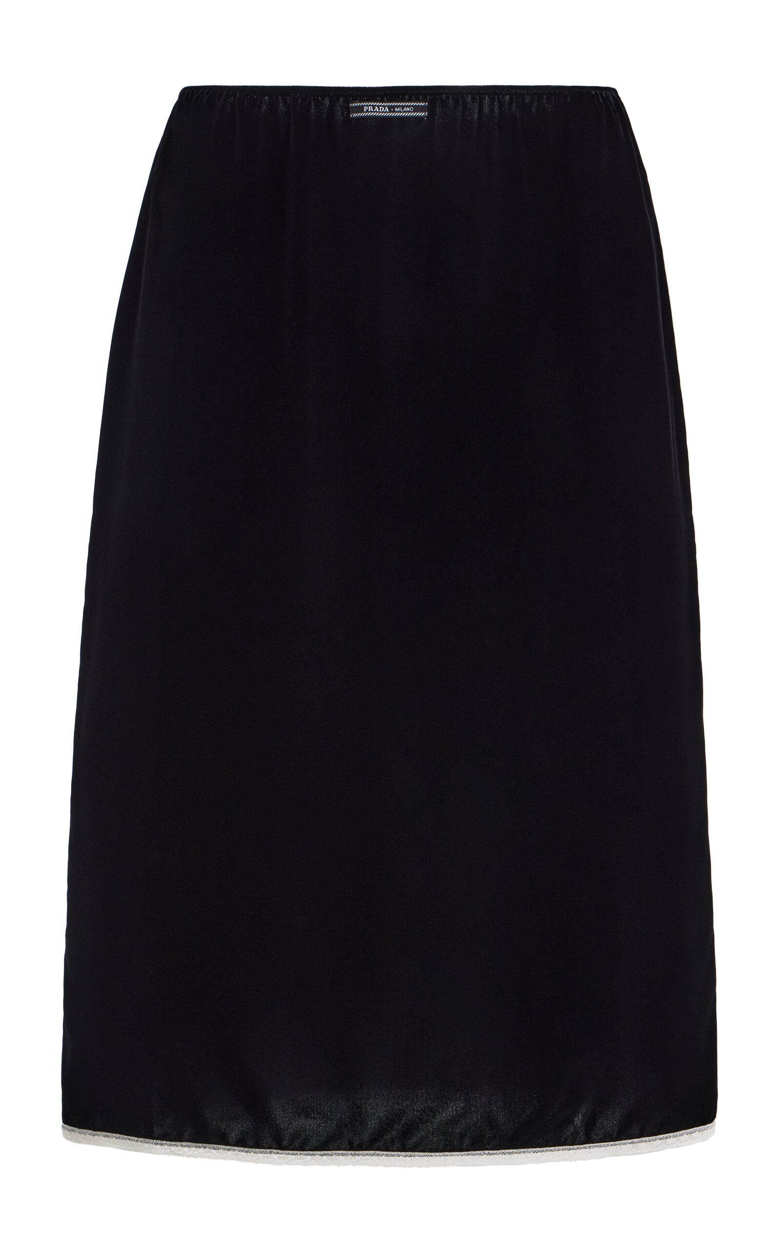 Prada Velvet Midi Skirt
