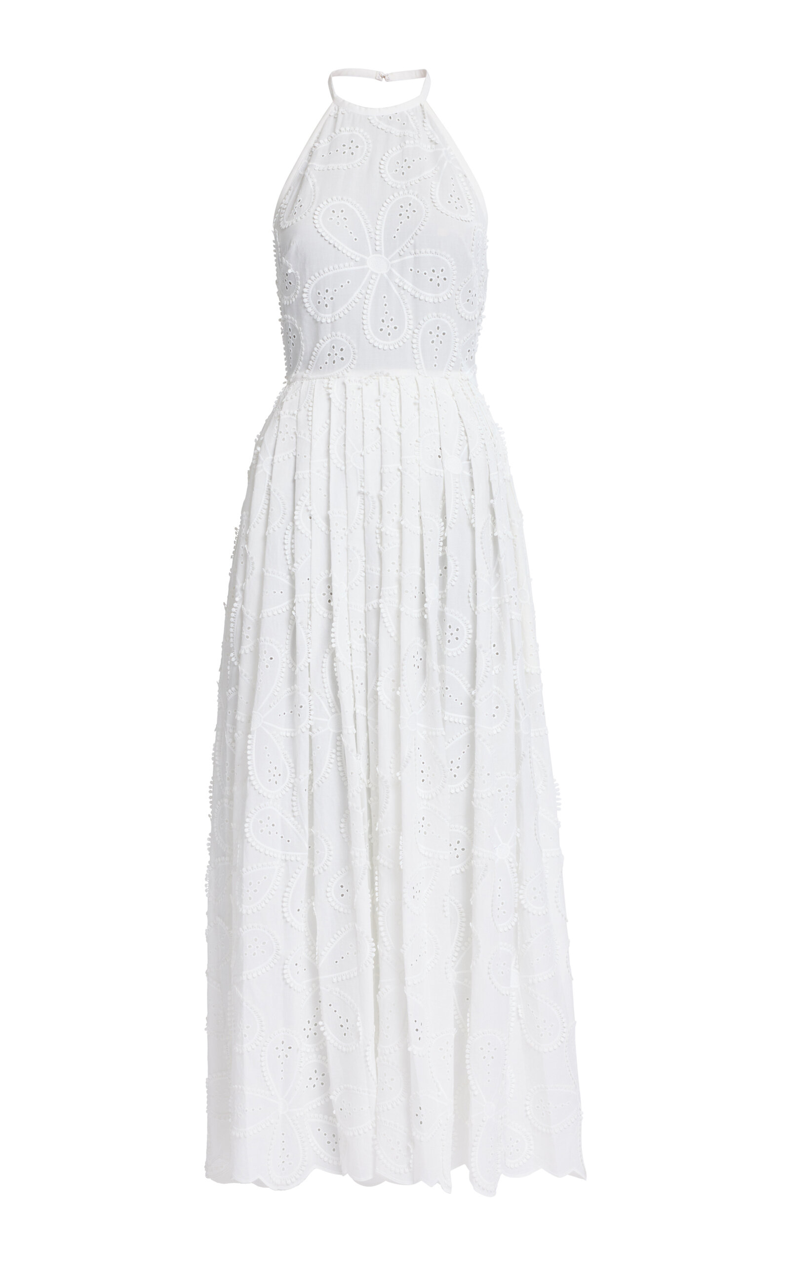 Elie Saab Embroidered Midi Dress