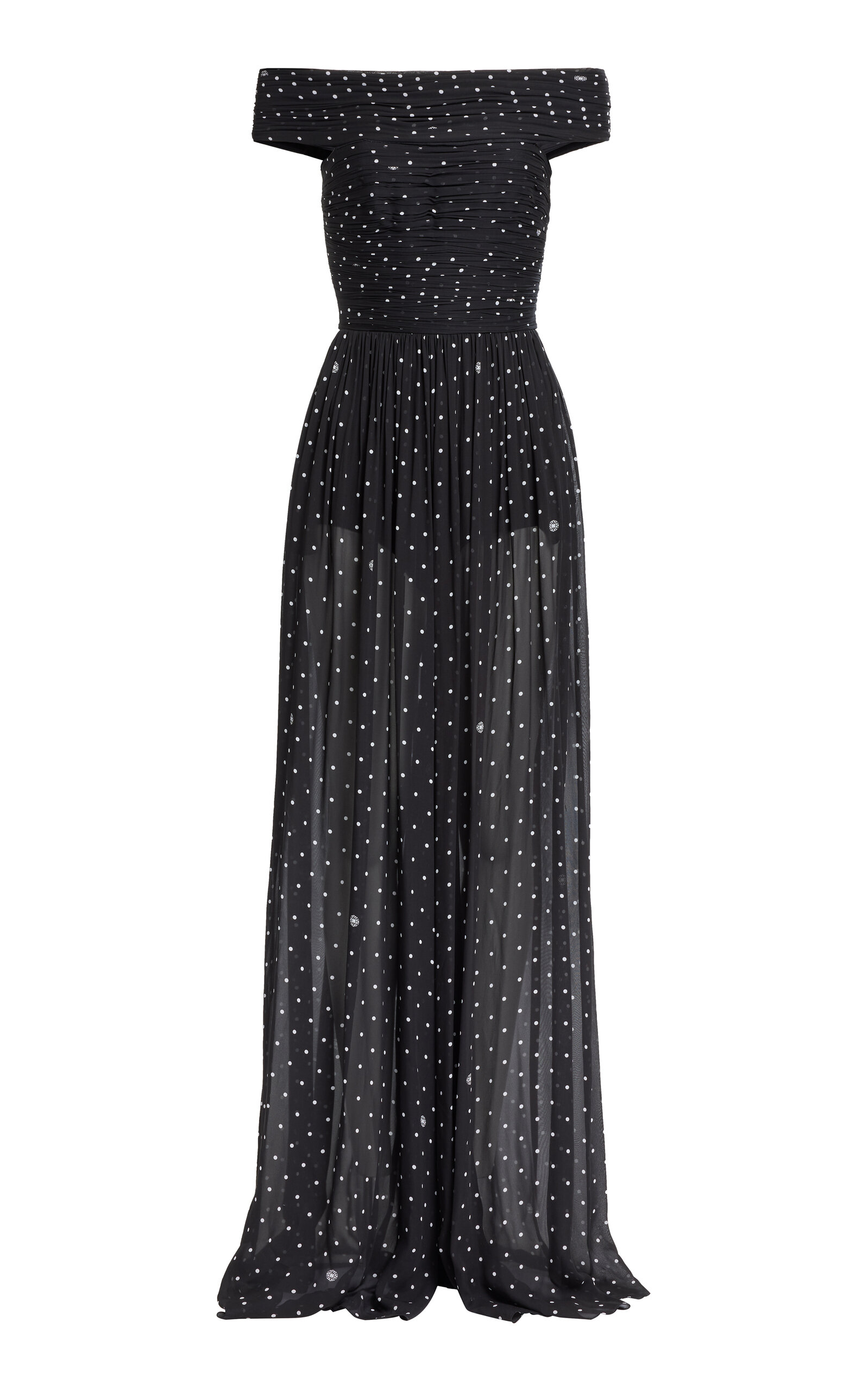 Elie Saab Printed Chiffon Jumpsuit