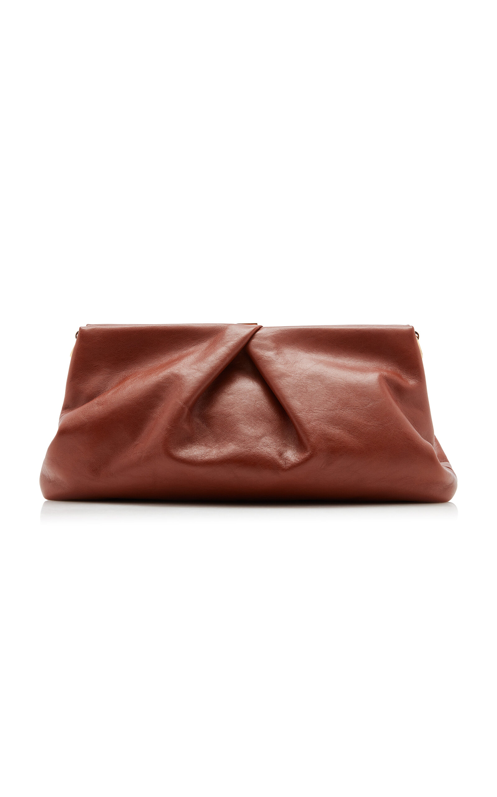 Dries Van Noten Crisp Small Leather Clutch