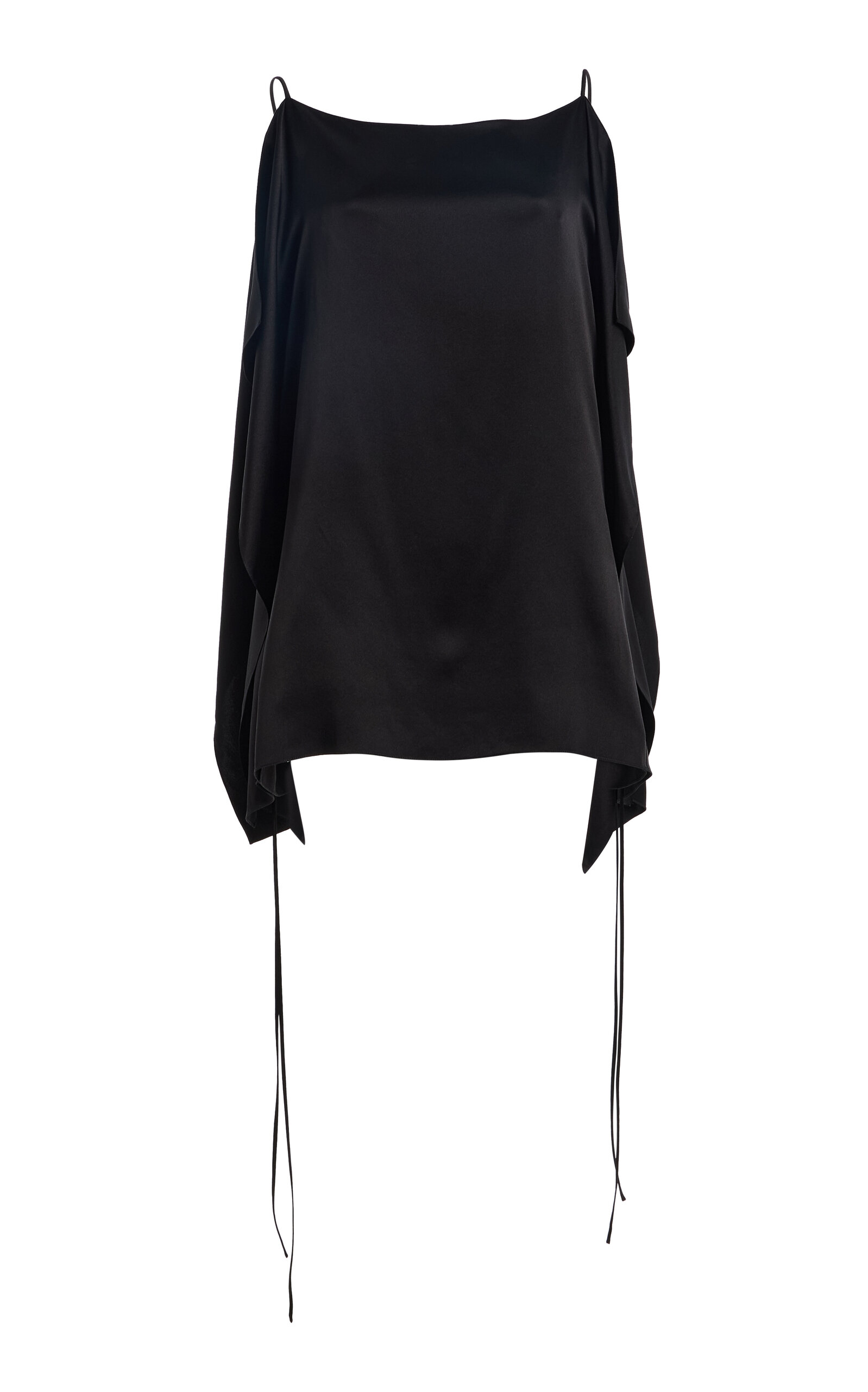 The Row Koray Silk Satin Top - Moda Operandi