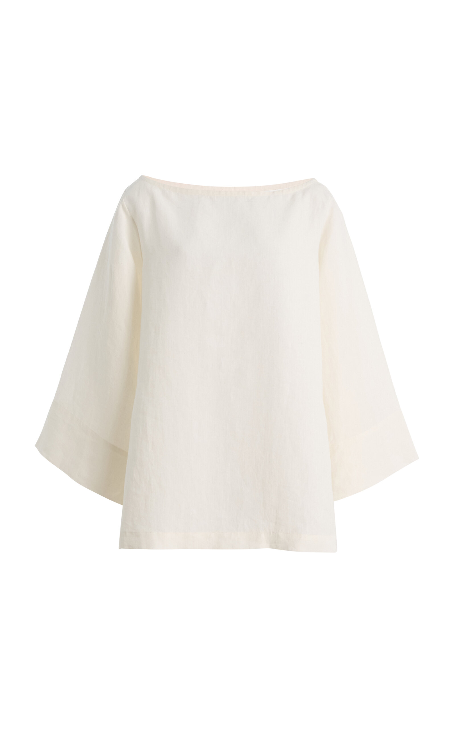 The Row Junia Washed Linen Top
