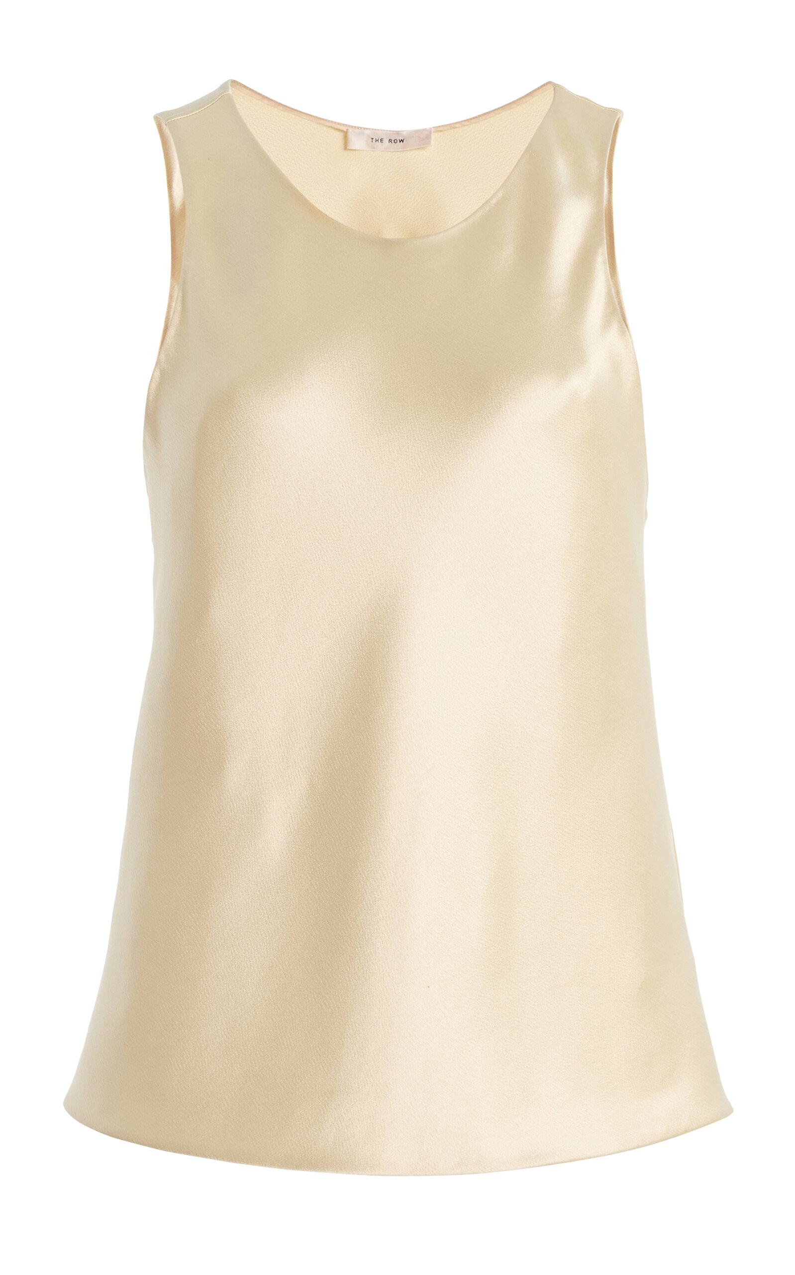 The Row Faustino Silk Satin Top