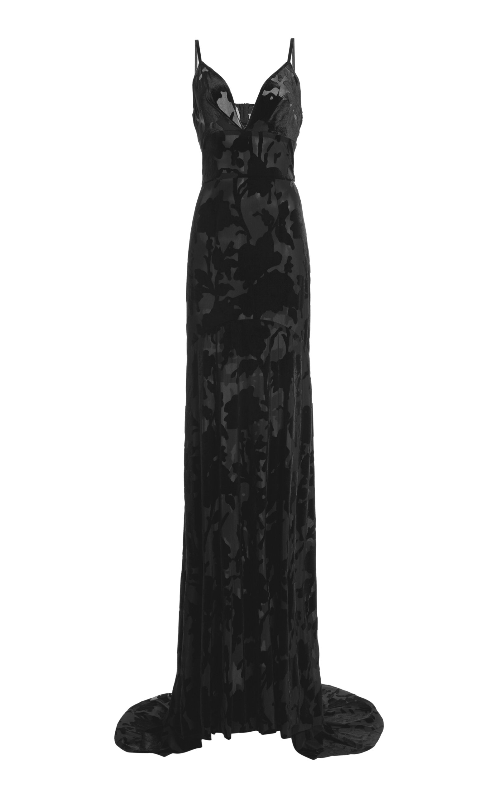 Chealsea Floral Velvet Maxi Dress