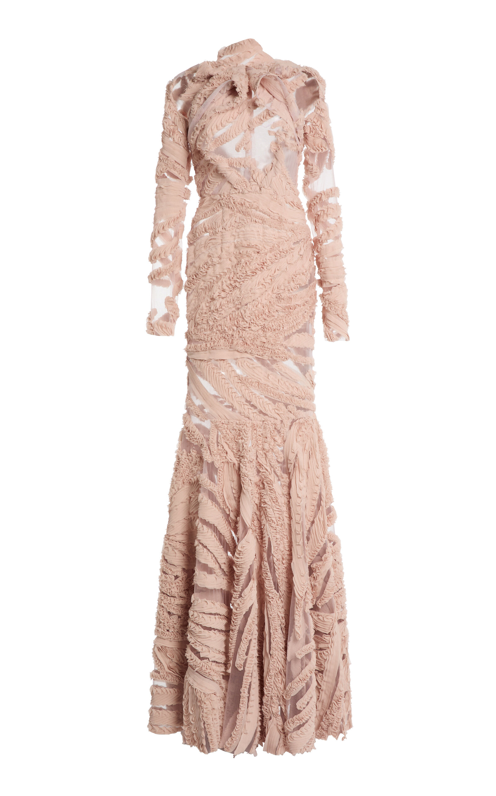 Glanaah Mesh Detailed Dress