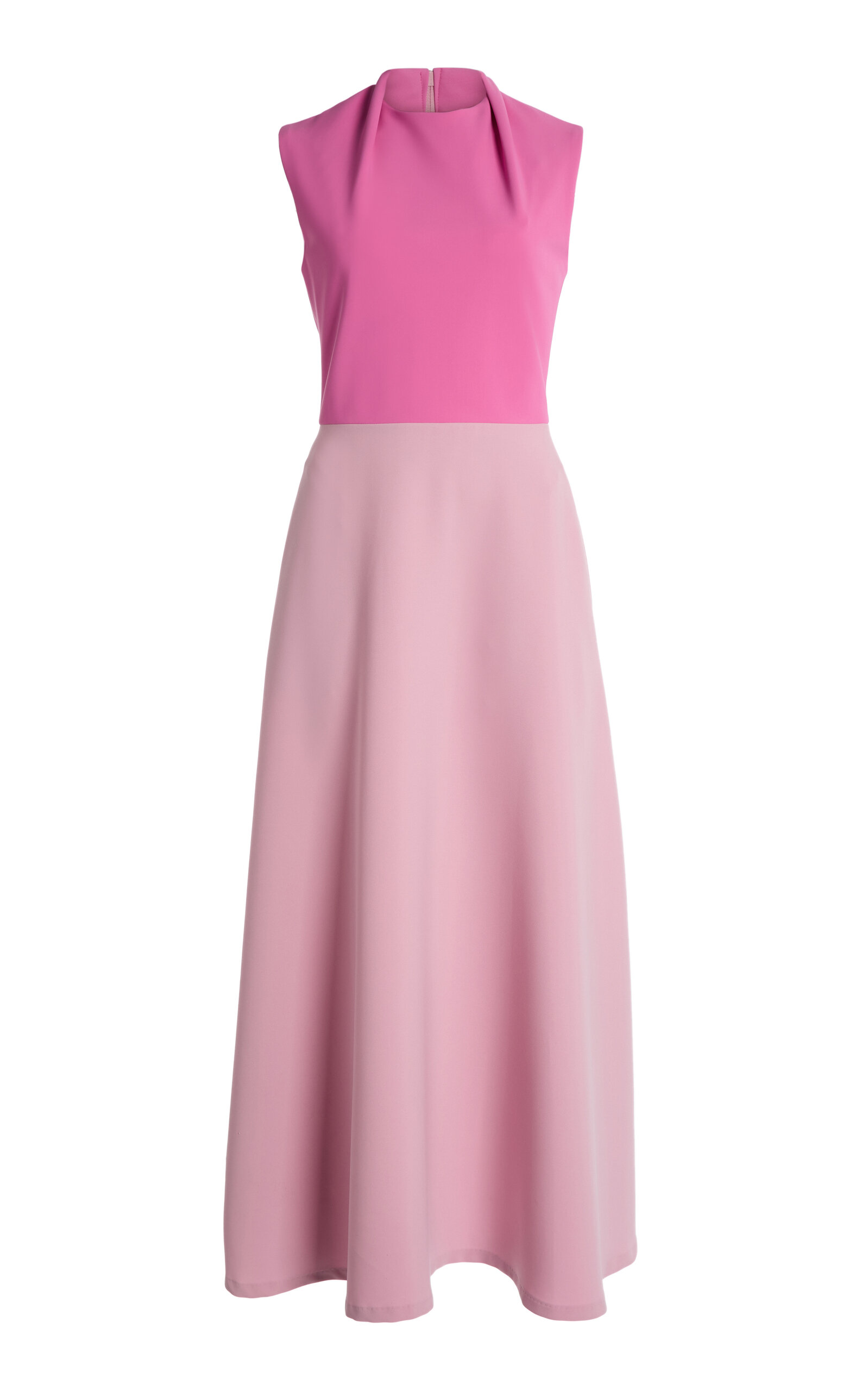 Uvea Two-Toned Midi Dress