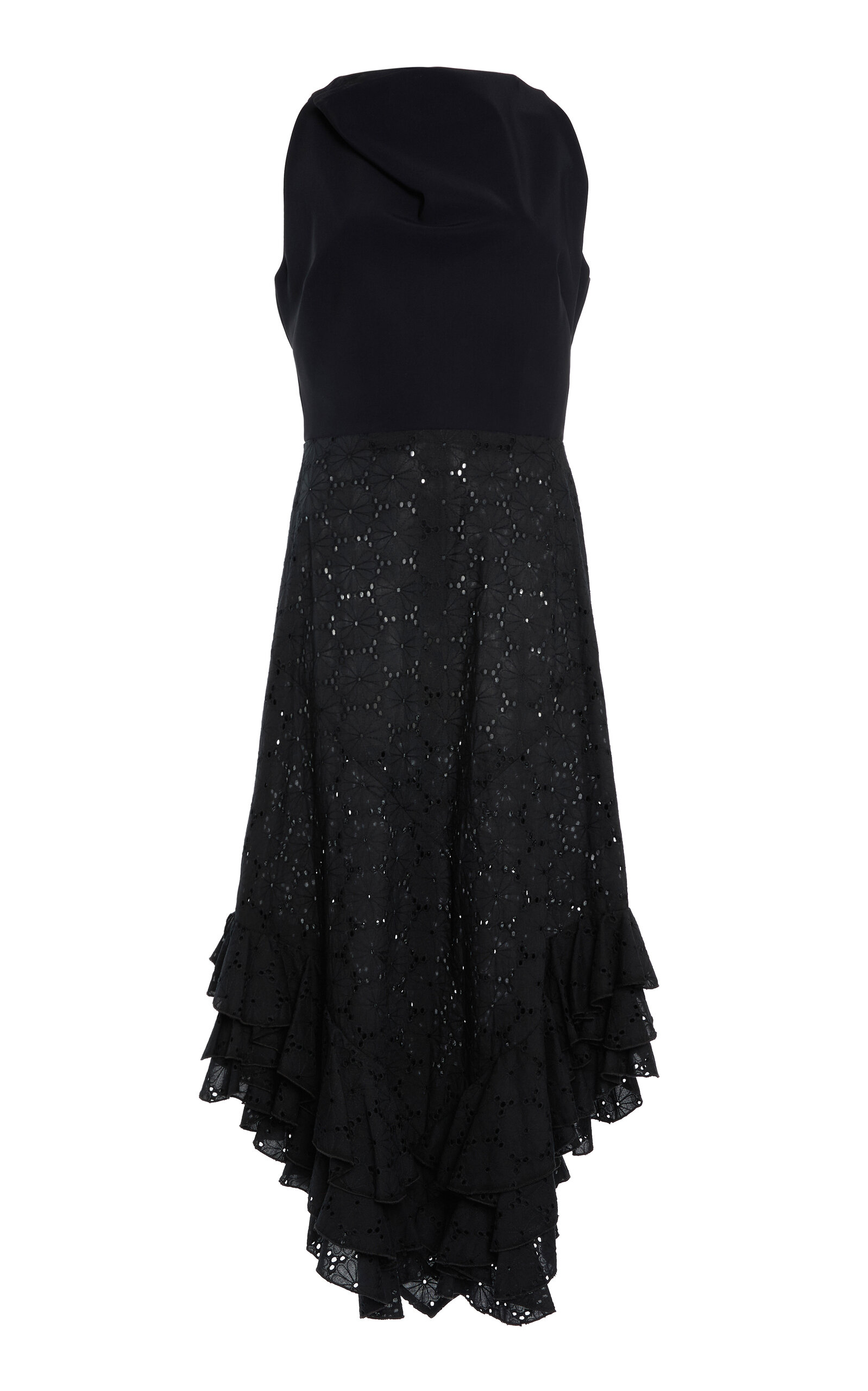 Thrush Asymmetric Ruffled Dress