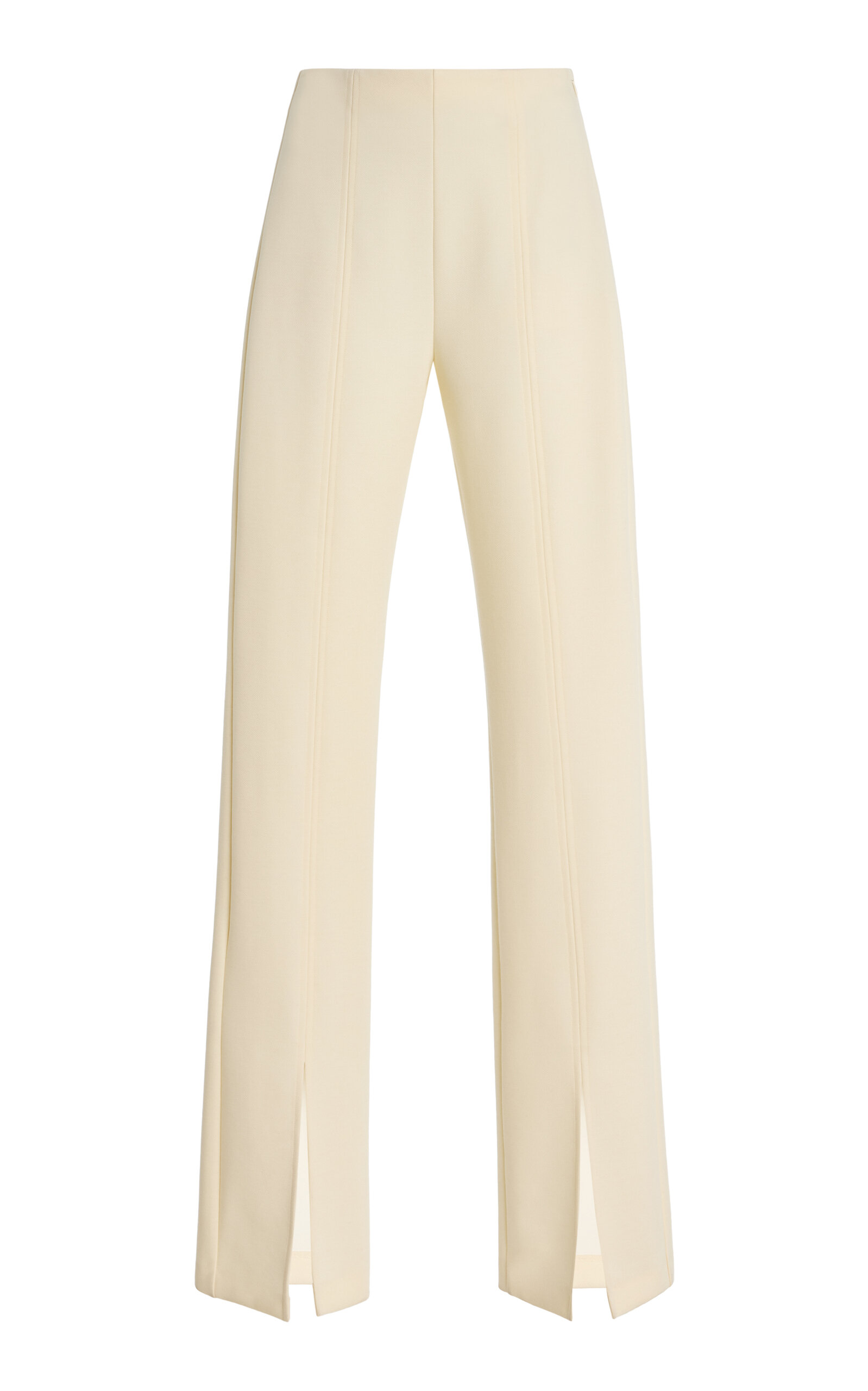 Max Mara Nebbia Wool-Blend Split Hem Pants