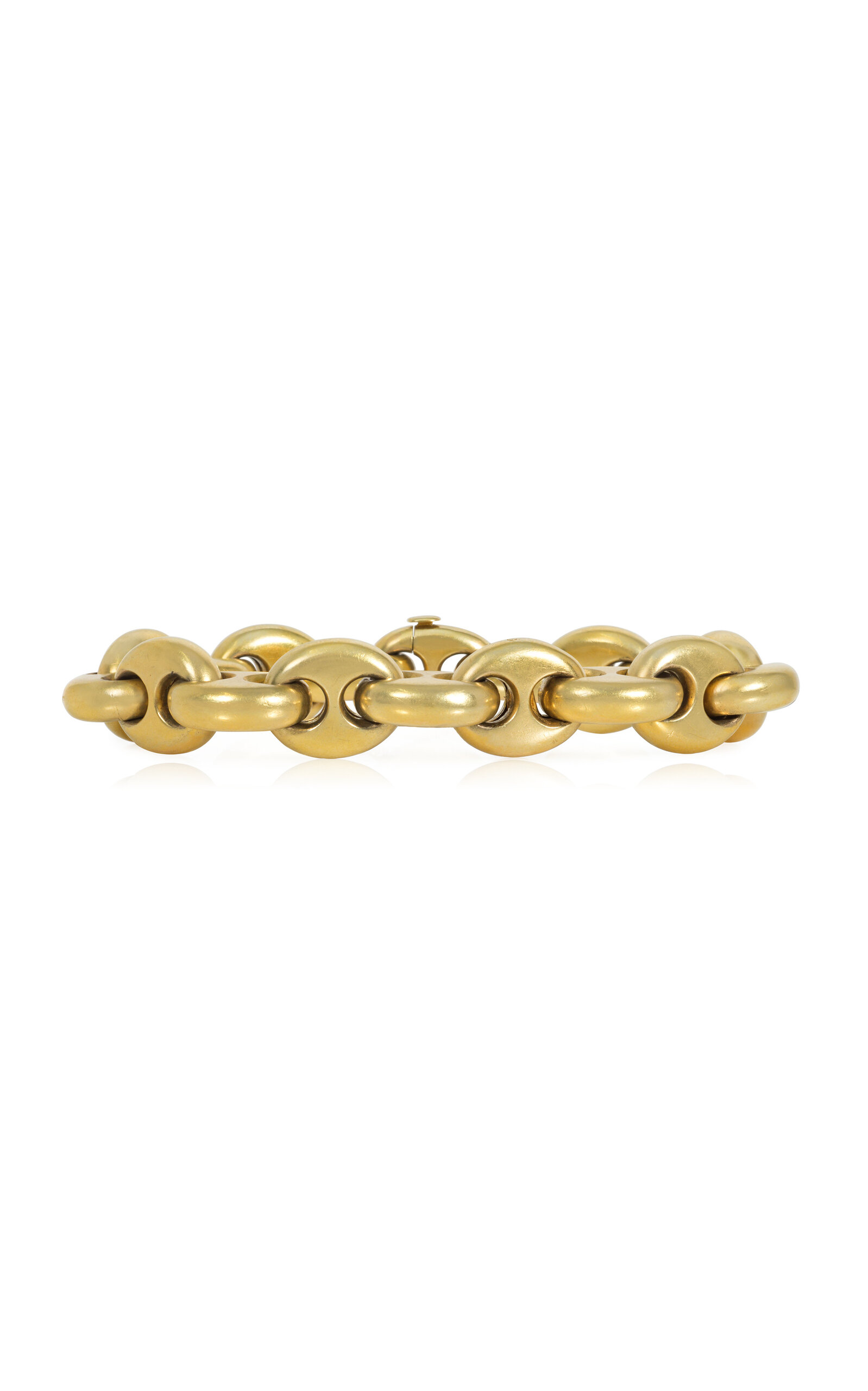 Antique Mariner Link 18K Yellow Gold Bracelet