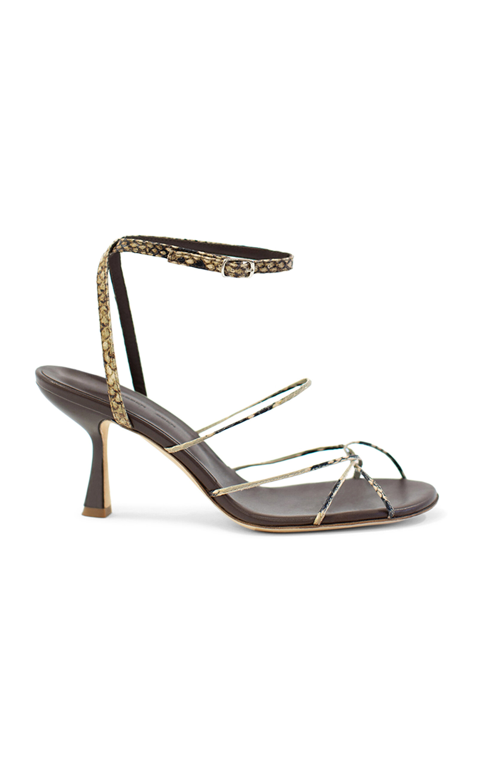 Christopher Esber Blaze Contrast-Trim Leather Sandals - Women's Shoes