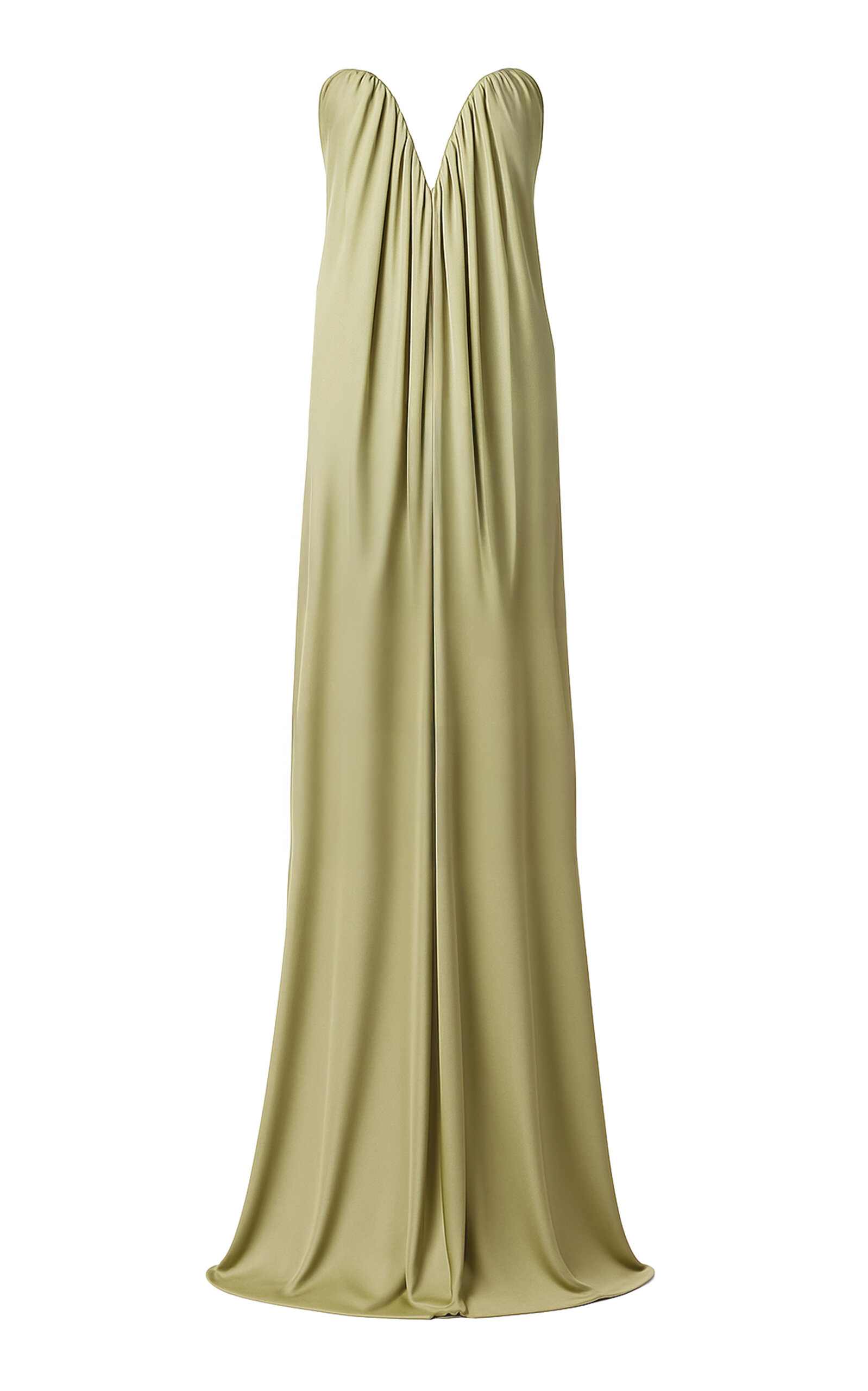 The New Arrivals Ilkyaz Ozel Olivienne Strapless Jersey Maxi Dress