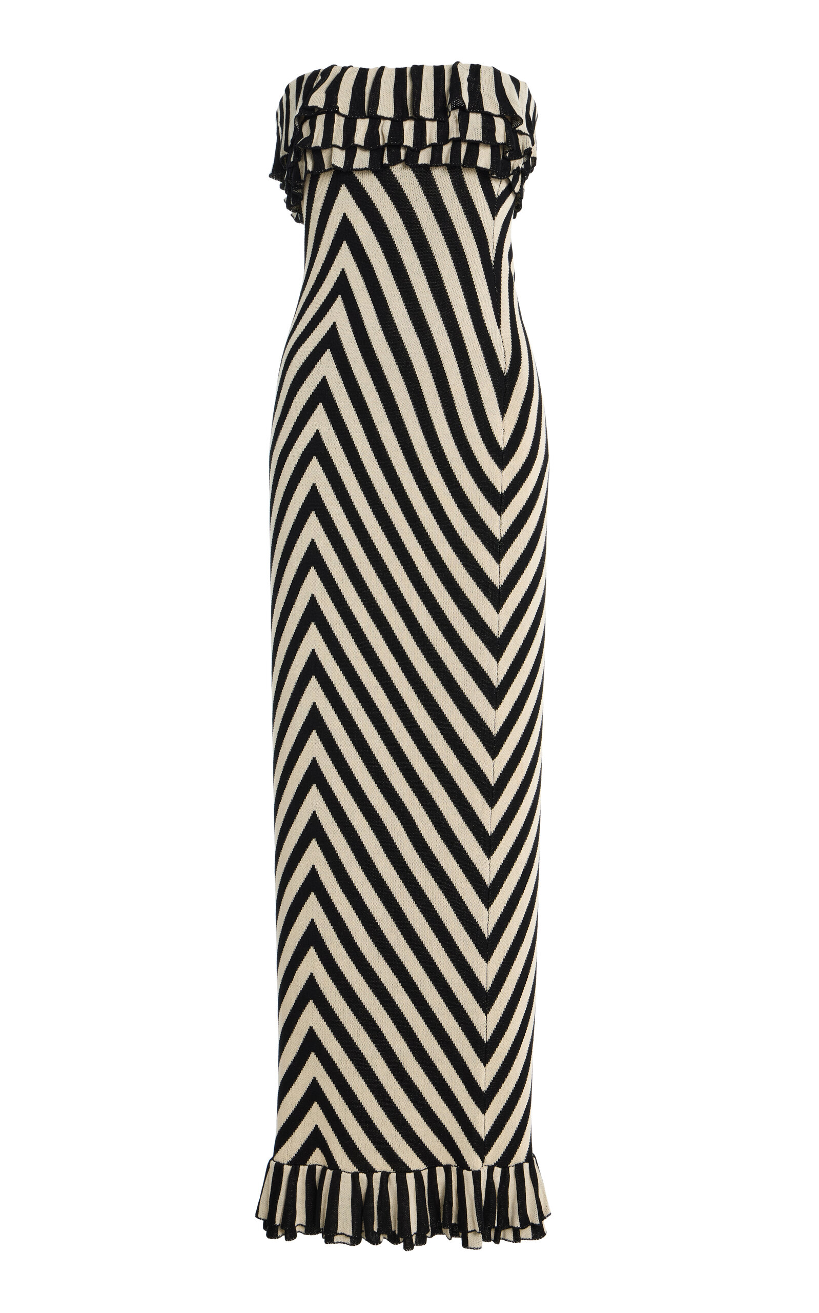 Posse Miles Strapless Knit Maxi Dress