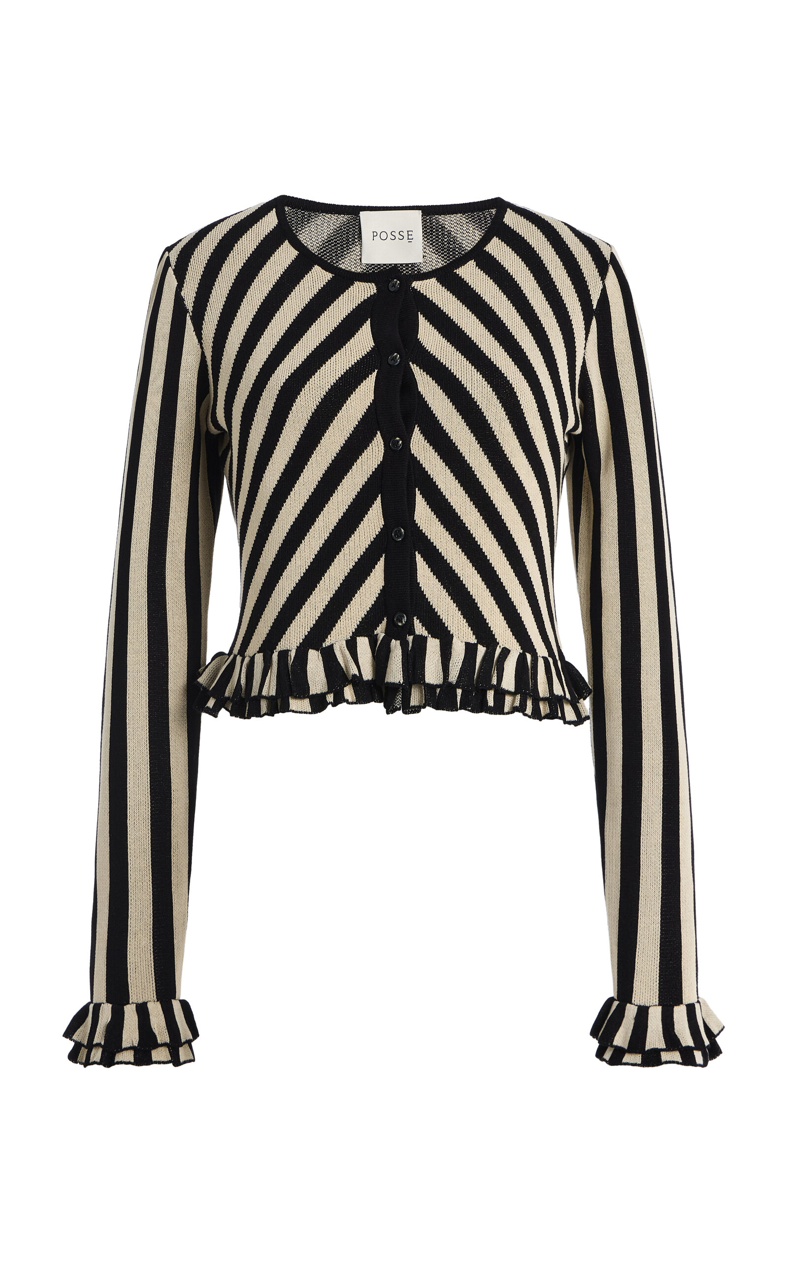 Posse Exclusive Miles Knit Cardigan In Black