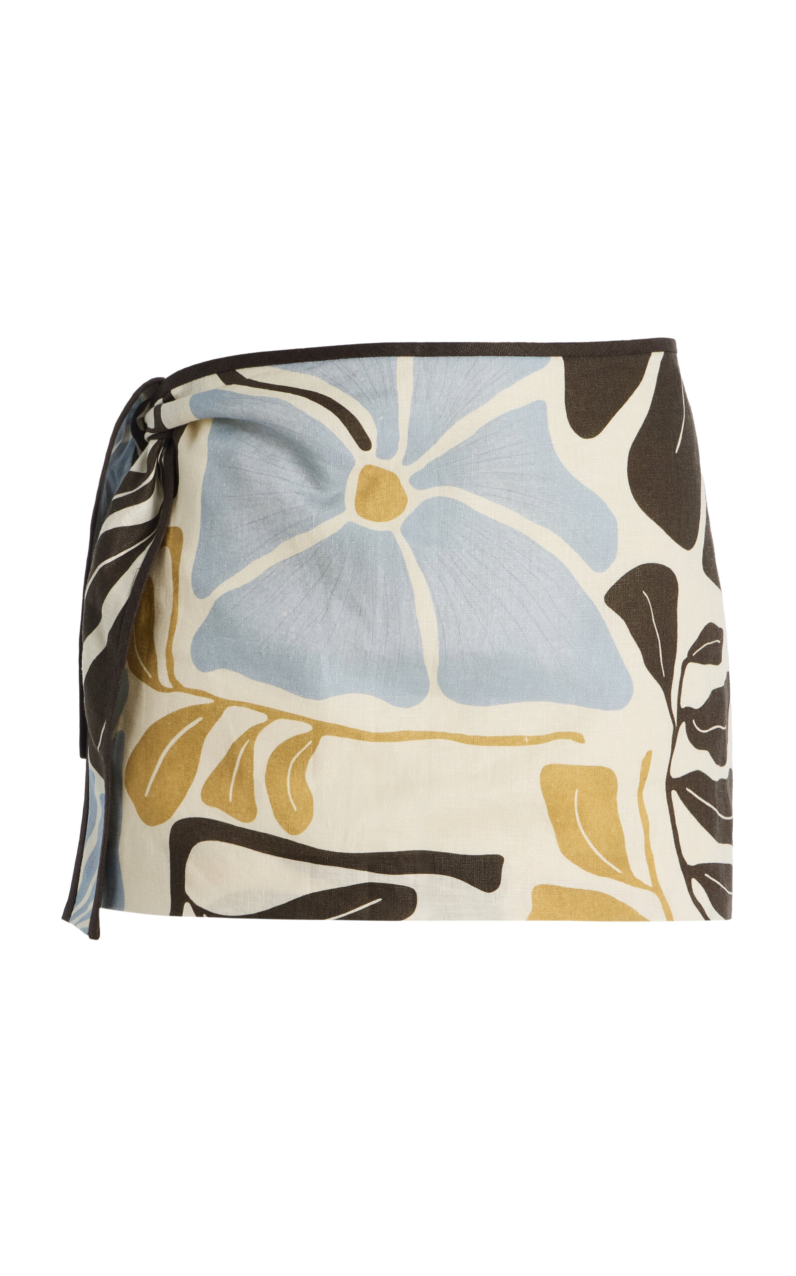 Sir Lola Tie Mini Skirt In Multi