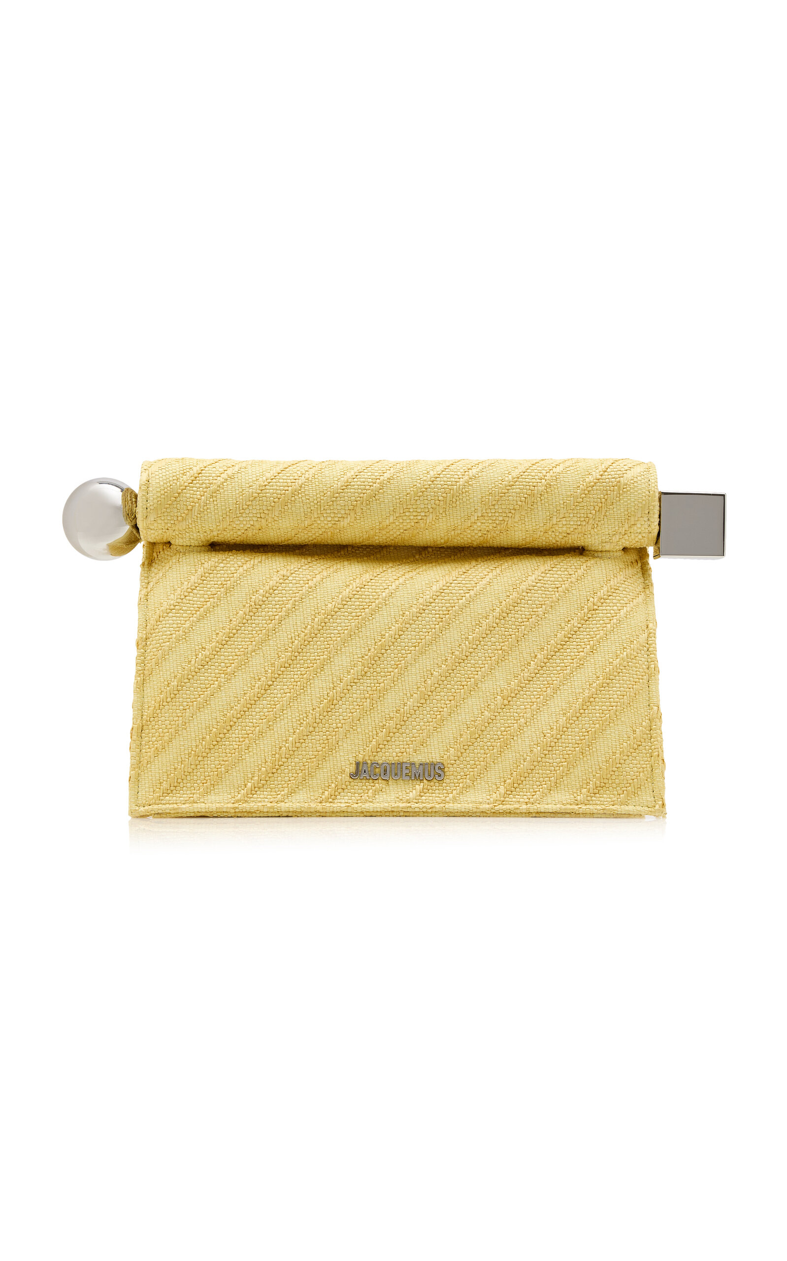 Jacquemus The Round Carré Cotton Clutch - Moda Operandi