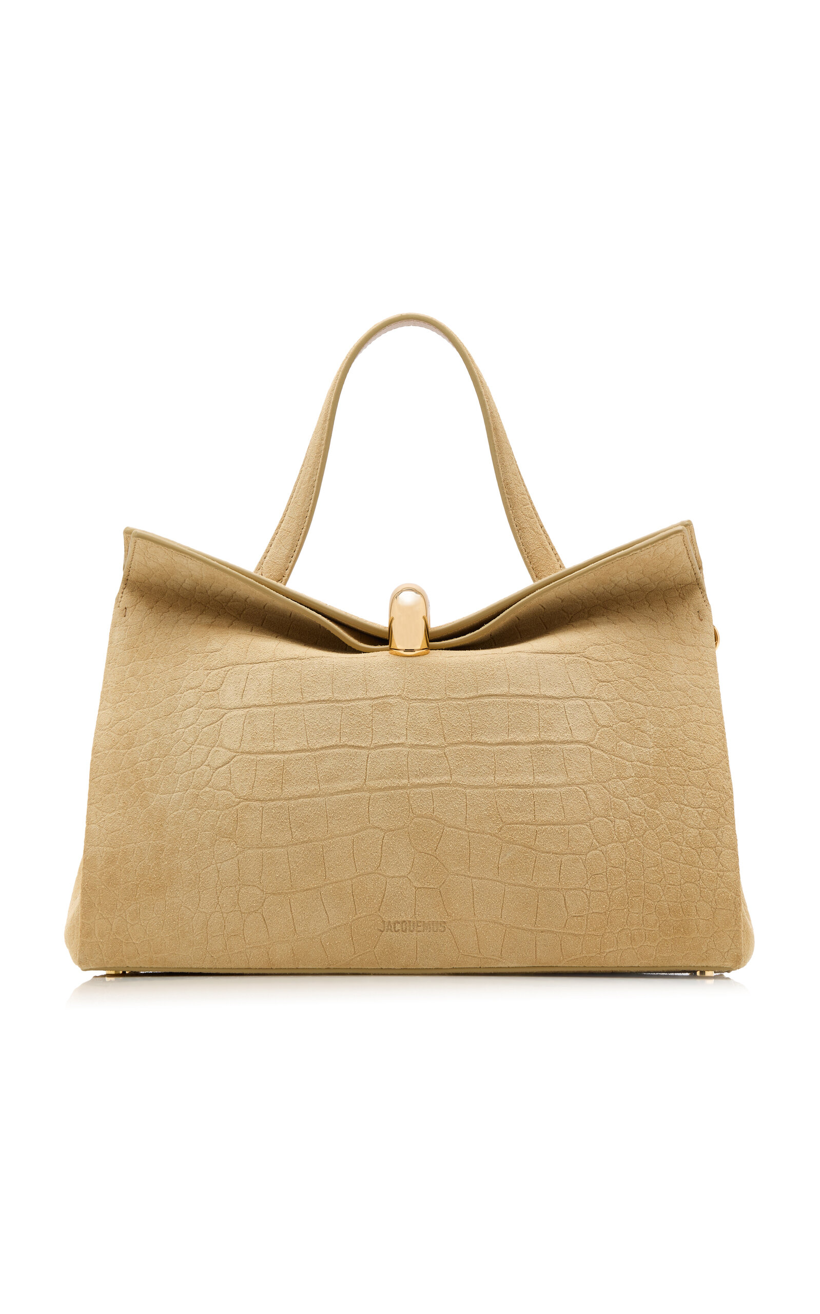 Jacquemus The Small Valérie Croc-Effect Suede Bag | Thumbnail 2