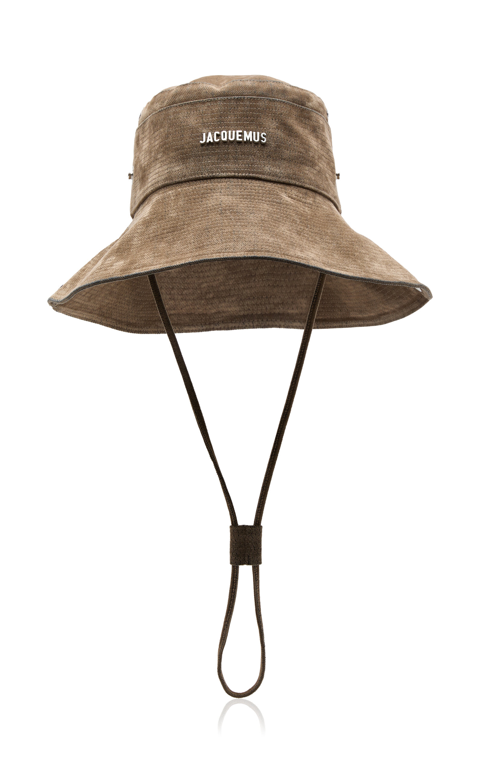 Jacquemus The De-nimes Bob Cotton Hat In Brown