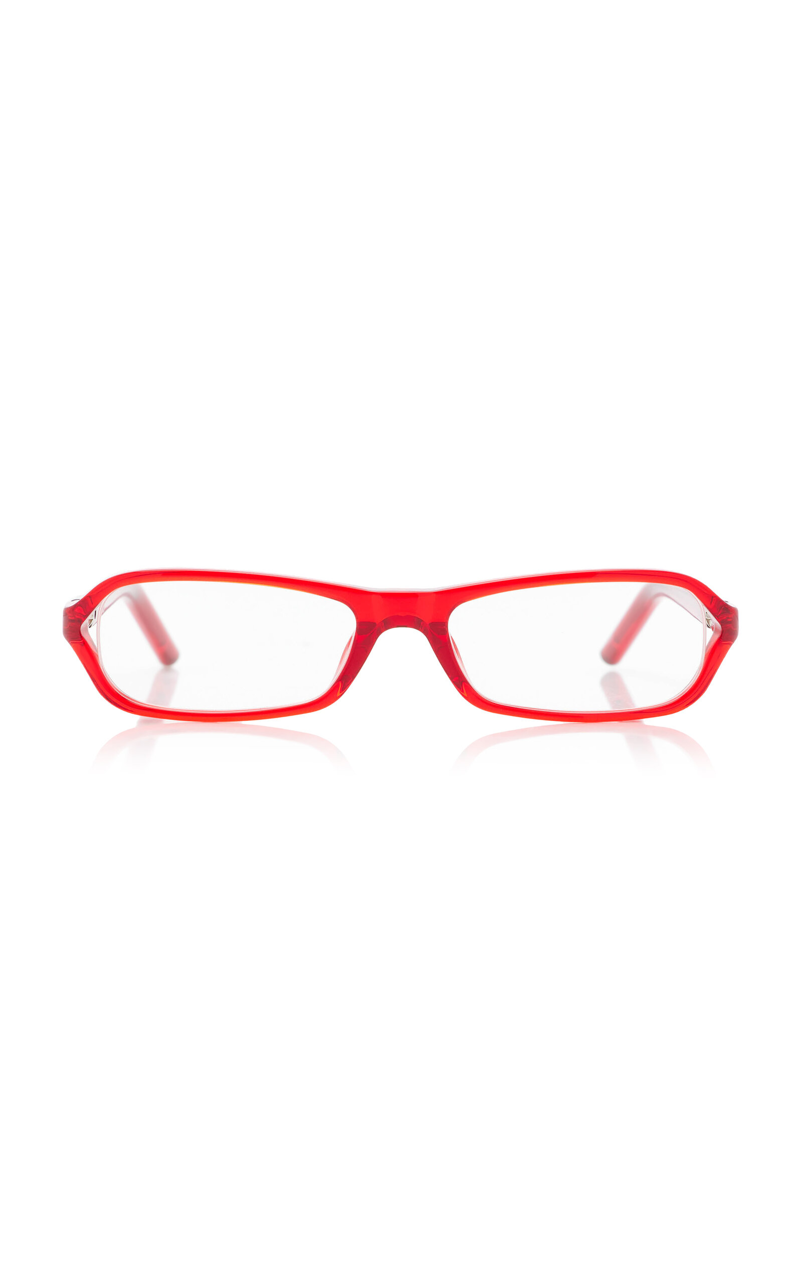 Jacquemus Slim Square-Frame Acetate Glasses