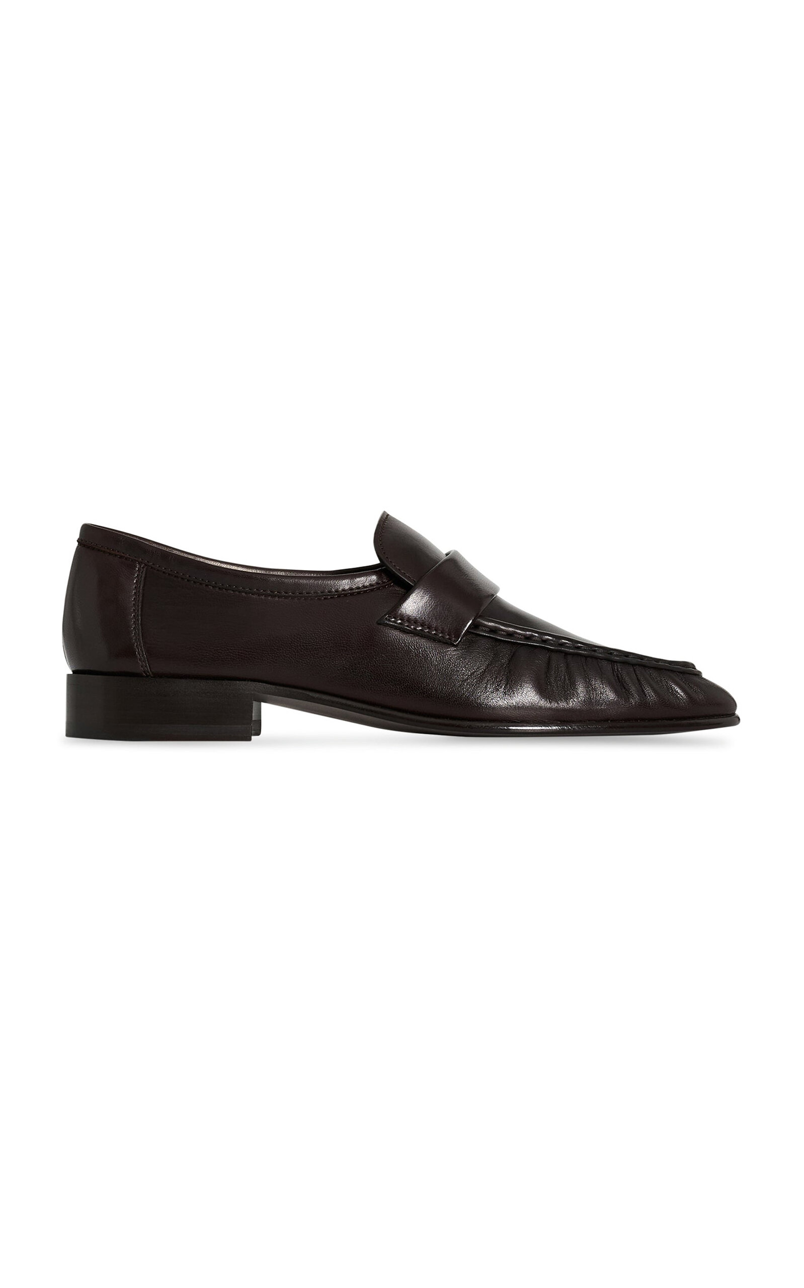 The Row Soft Leather Loafers - Moda Operandi