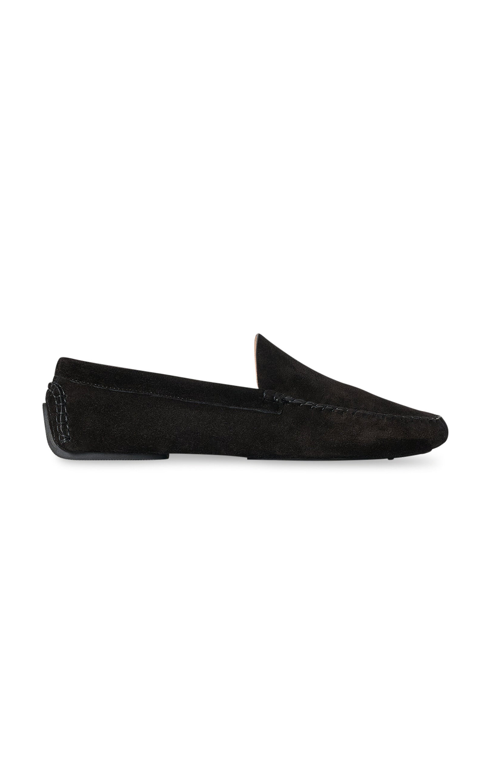 The Row Lucca Suede Loafers