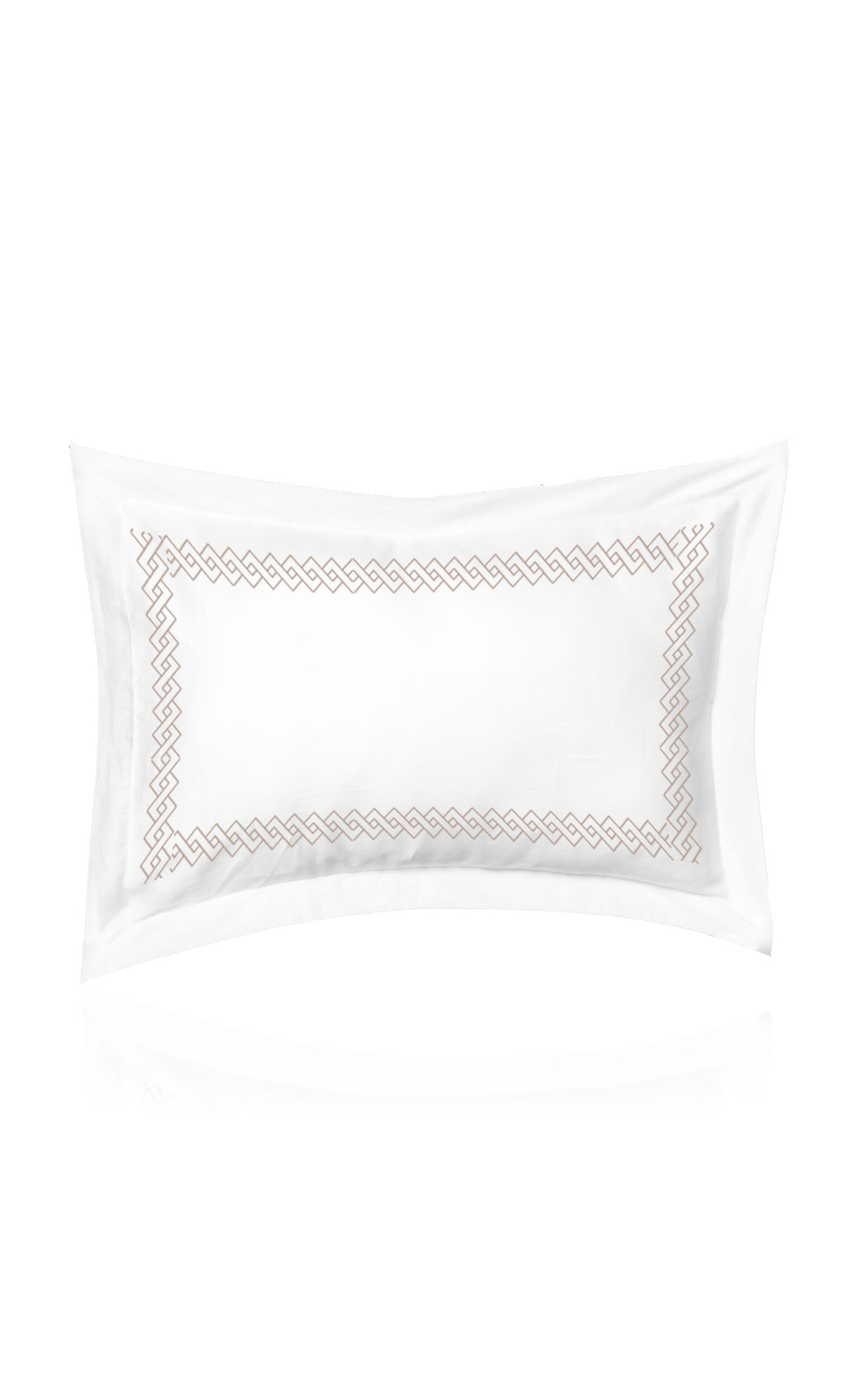 The Lino Romano Cotton Percal King Sham In White