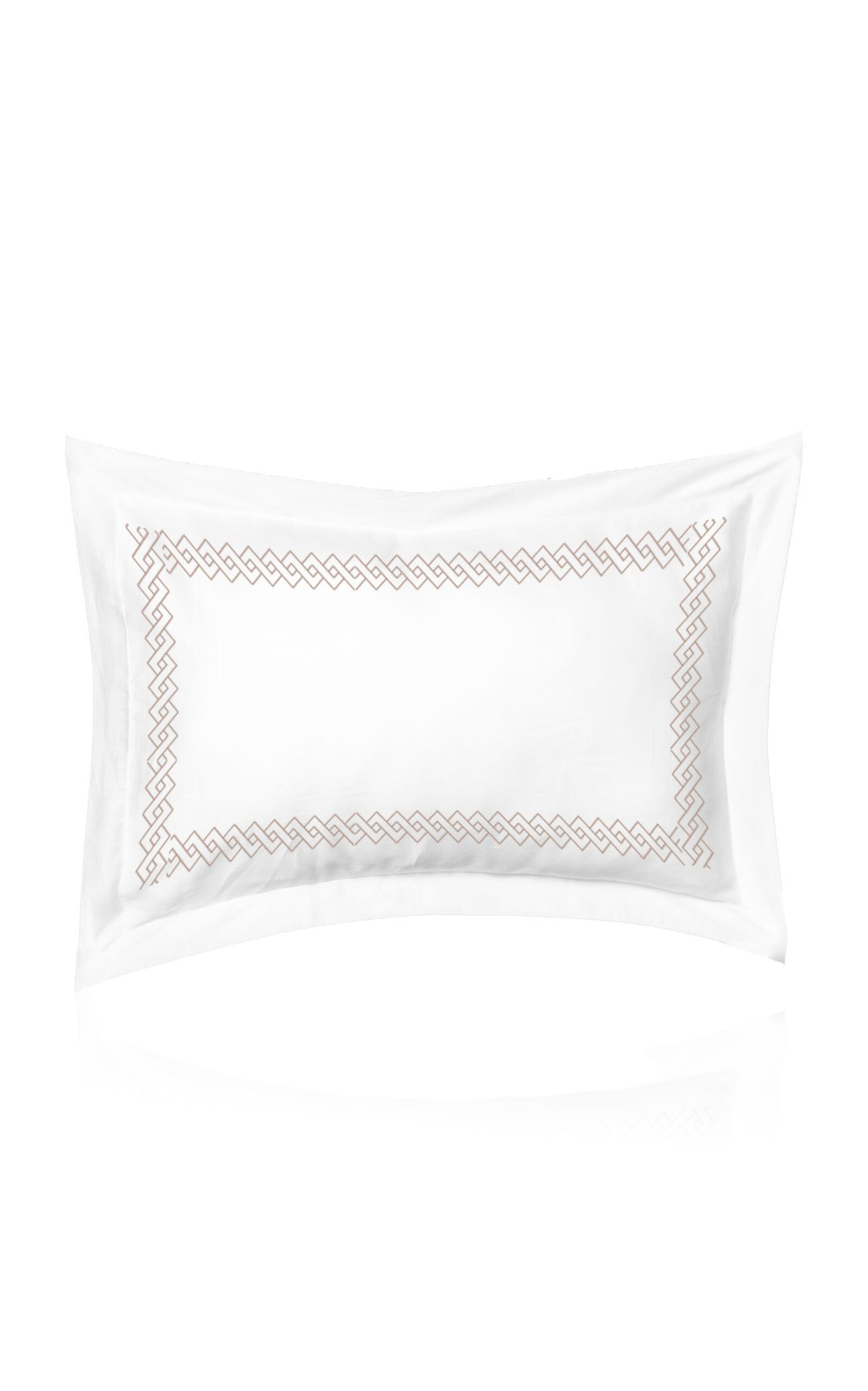 The Lino Romano Cotton Percal Standard Sham In White