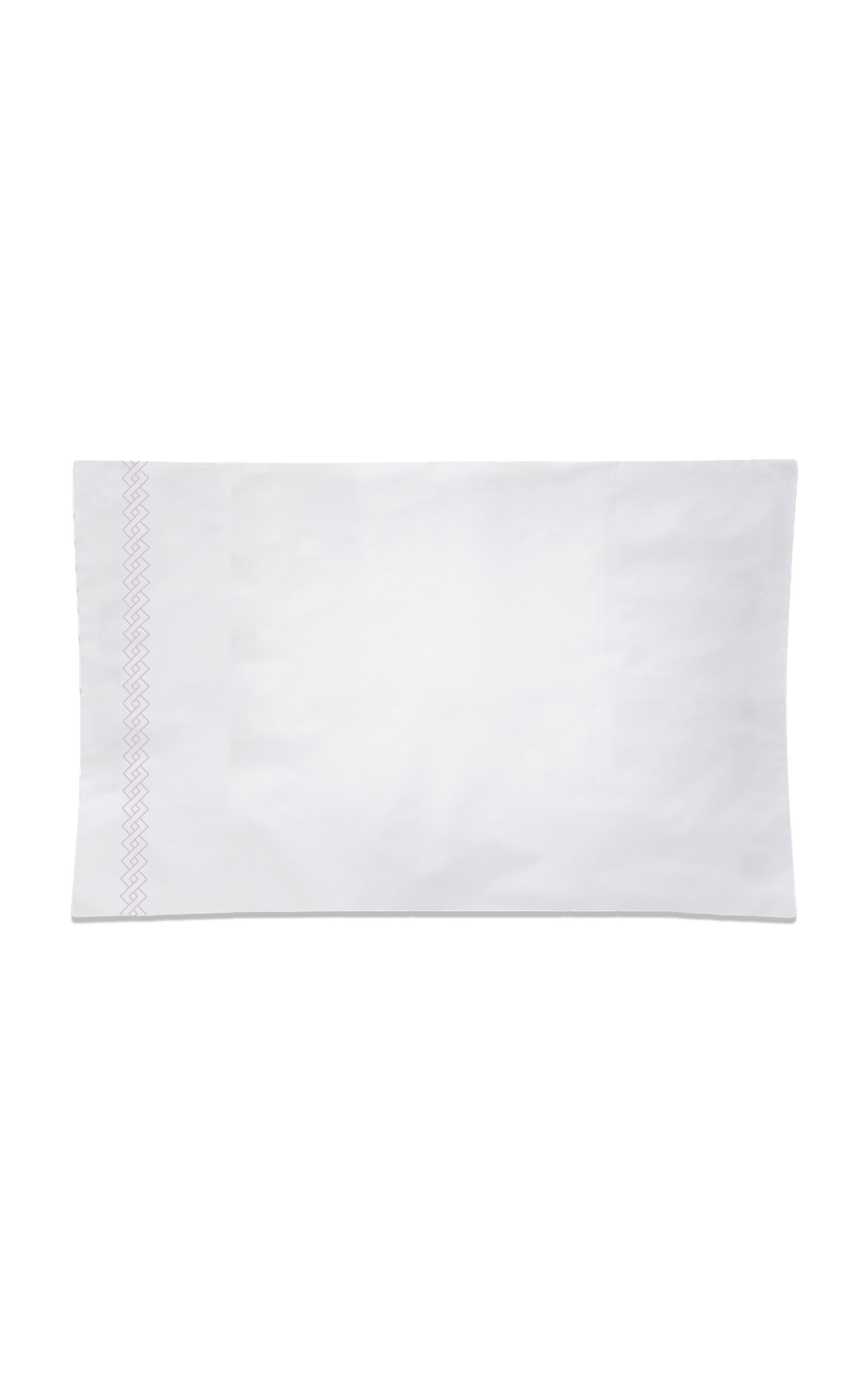 The Lino Romano Cotton Percal King Pillow In White