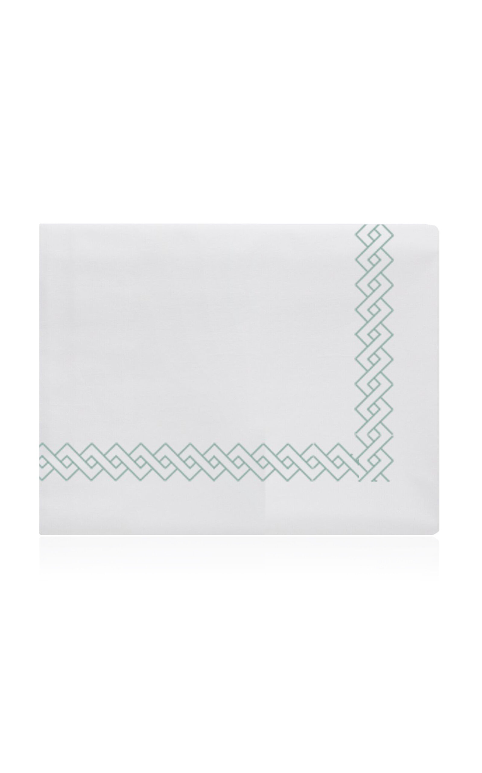 THE LINO Romano Cotton Percal King Duvet - Green