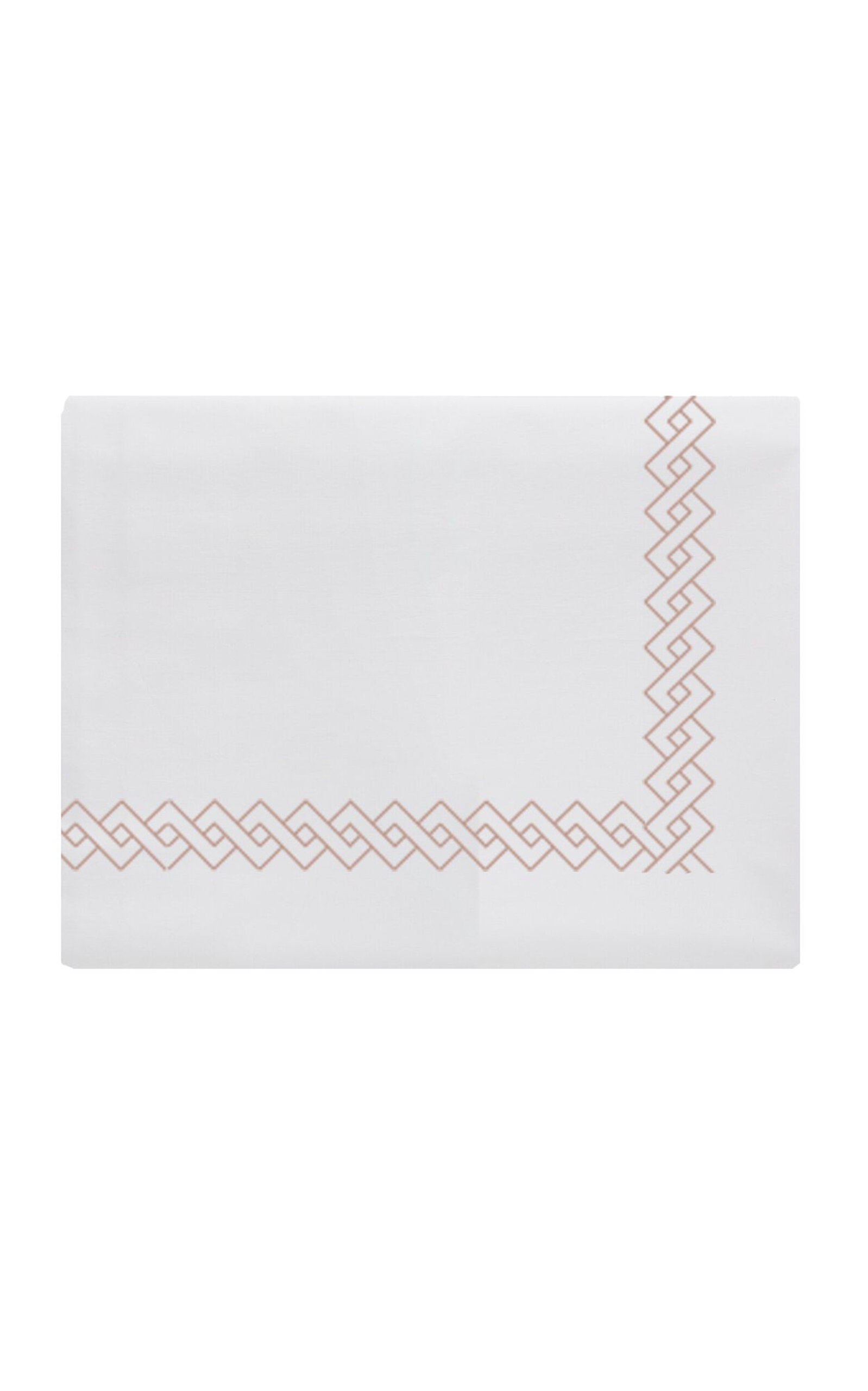 The Lino Romano Cotton Percal Queen Duvet In White