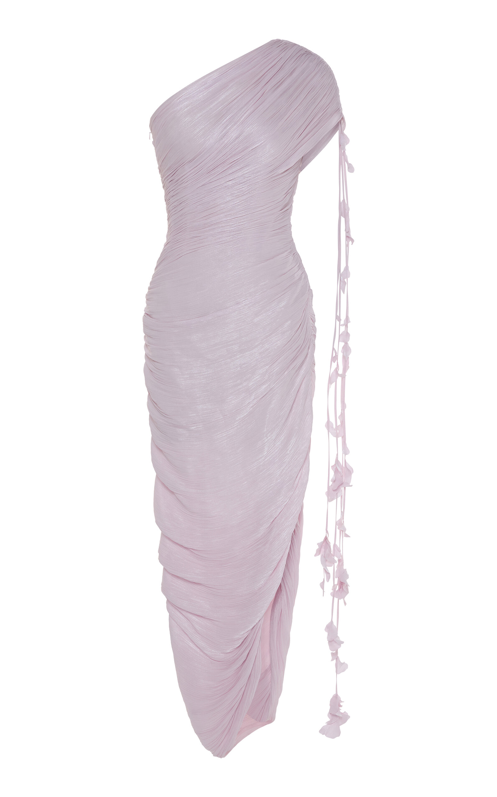 Marmar Halim Asymmetric Ruched Maxi Dress