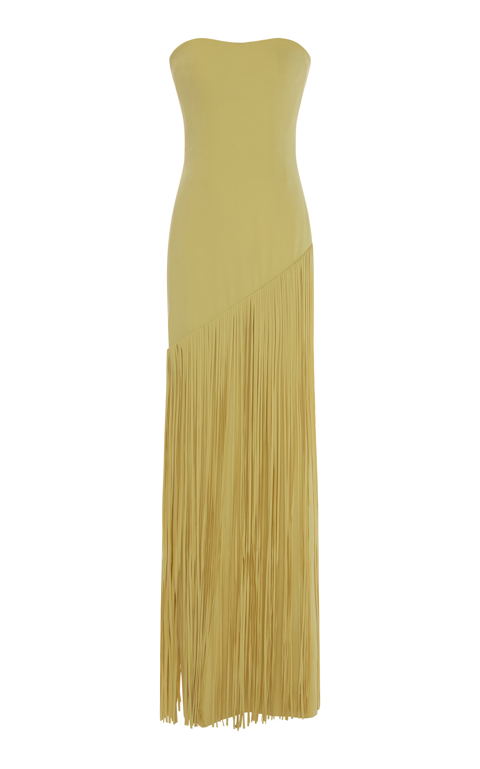 Marmar Halim Detachable Cape Fringed Gown - Women's Clothing