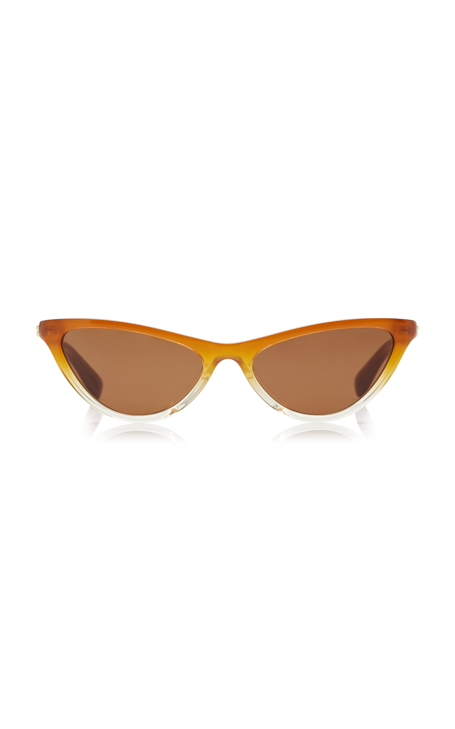 Bottega Veneta Cat-eye Acetate Sunglasses In Brown
