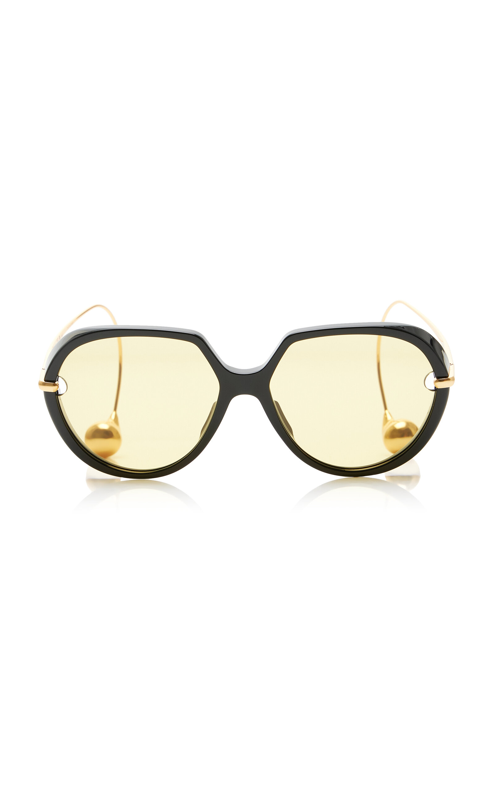 Bottega Veneta Round-Frame Acetate Sunglasses - Women's Accessories