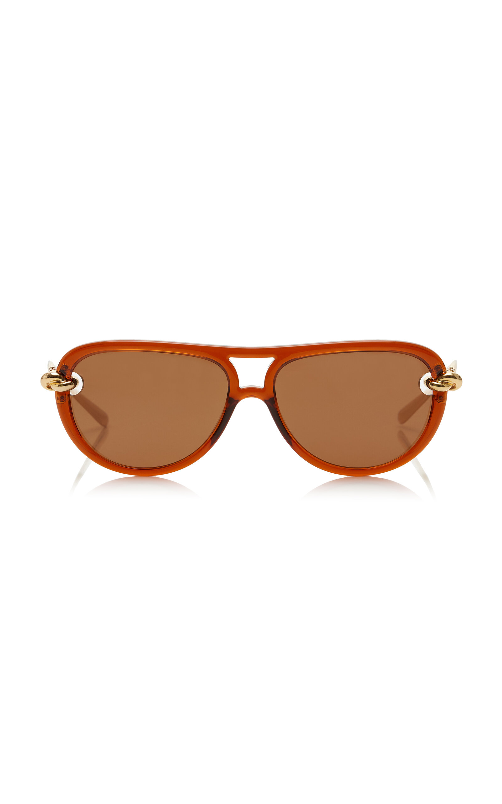 Bottega Veneta Aviator-Frame Acetate Sunglasses