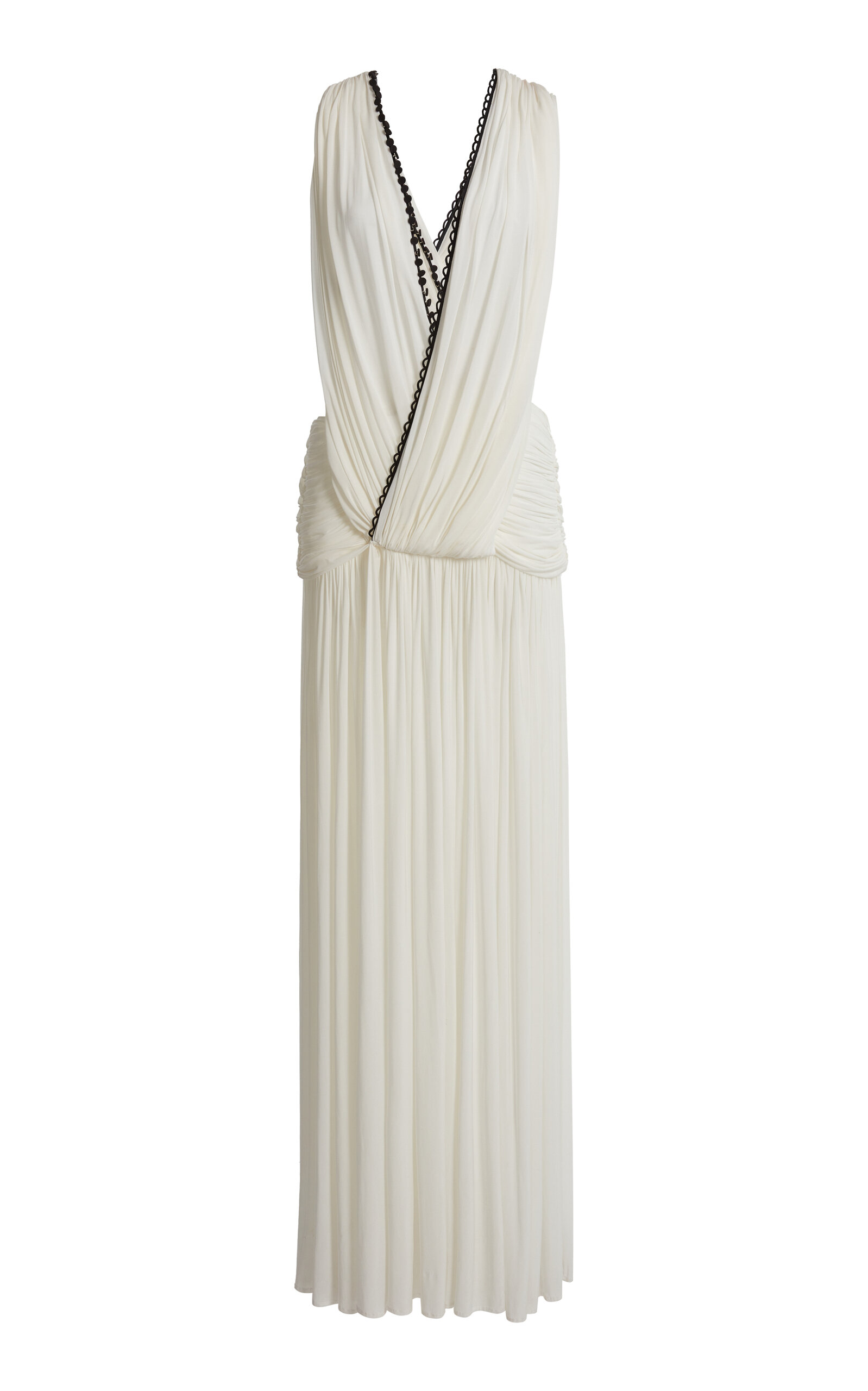 Christopher Esber Ruched Jersey Maxi Dress